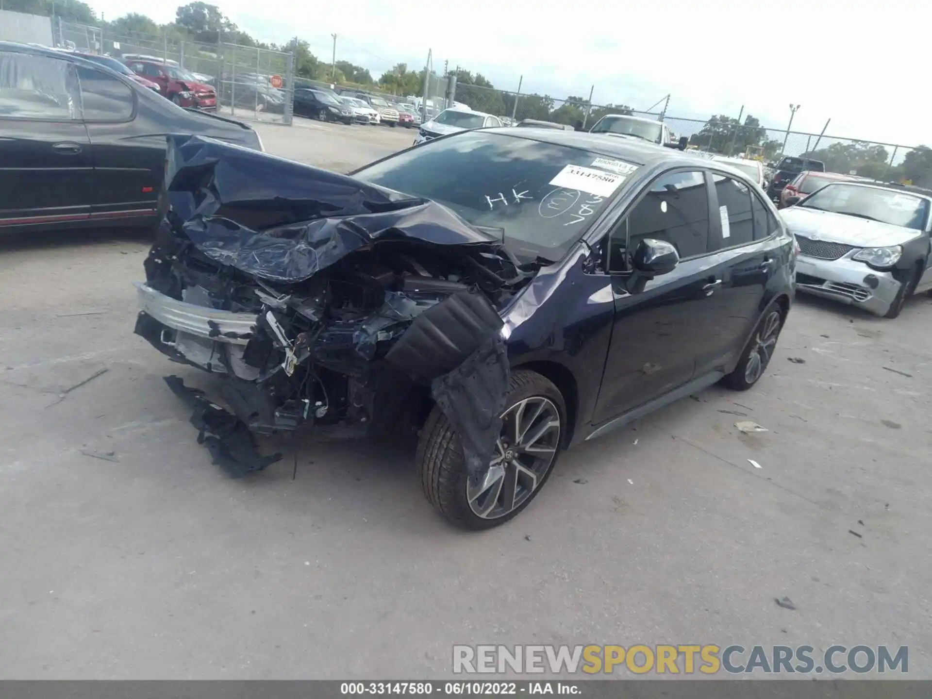 2 Photograph of a damaged car 5YFS4MCE0MP087387 TOYOTA COROLLA 2021