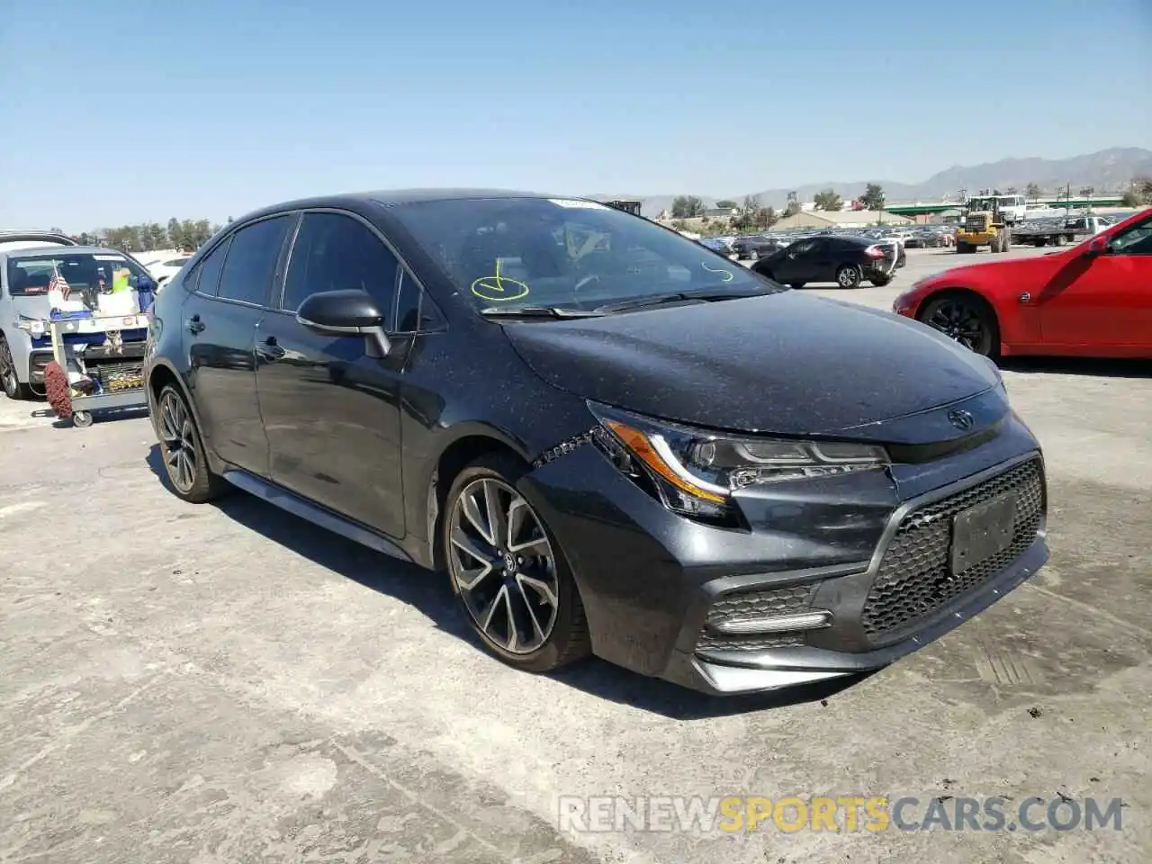 1 Photograph of a damaged car 5YFS4MCE0MP089513 TOYOTA COROLLA 2021