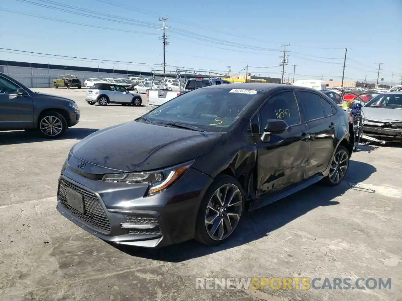 2 Photograph of a damaged car 5YFS4MCE0MP089513 TOYOTA COROLLA 2021