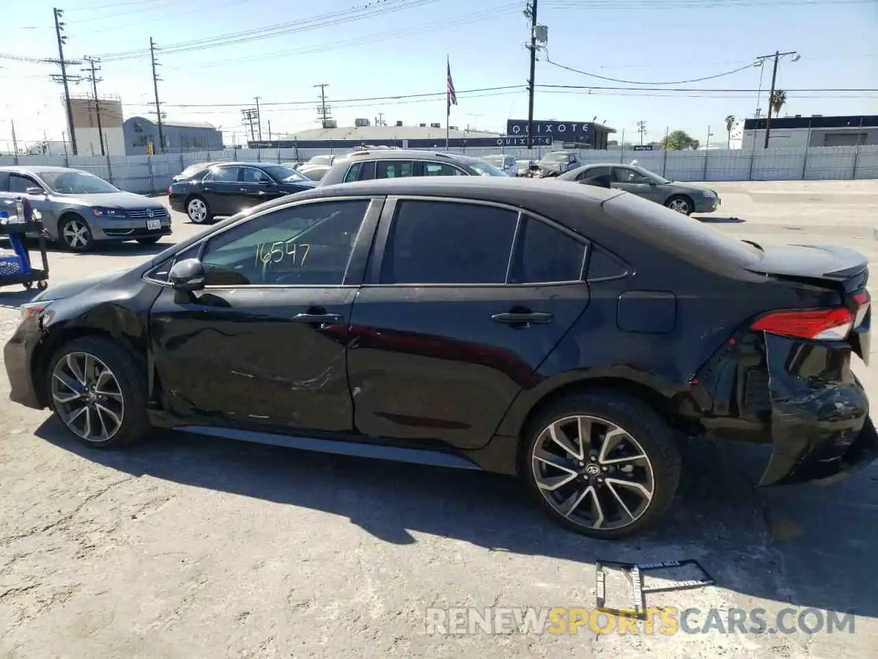 9 Photograph of a damaged car 5YFS4MCE0MP089513 TOYOTA COROLLA 2021