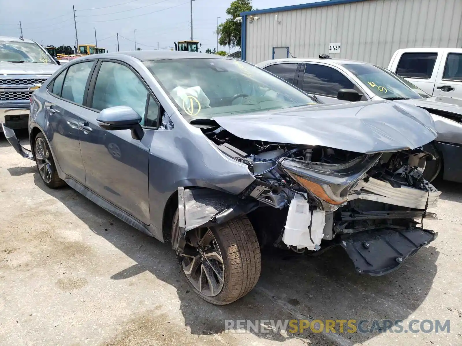 1 Photograph of a damaged car 5YFS4MCE0MP091066 TOYOTA COROLLA 2021