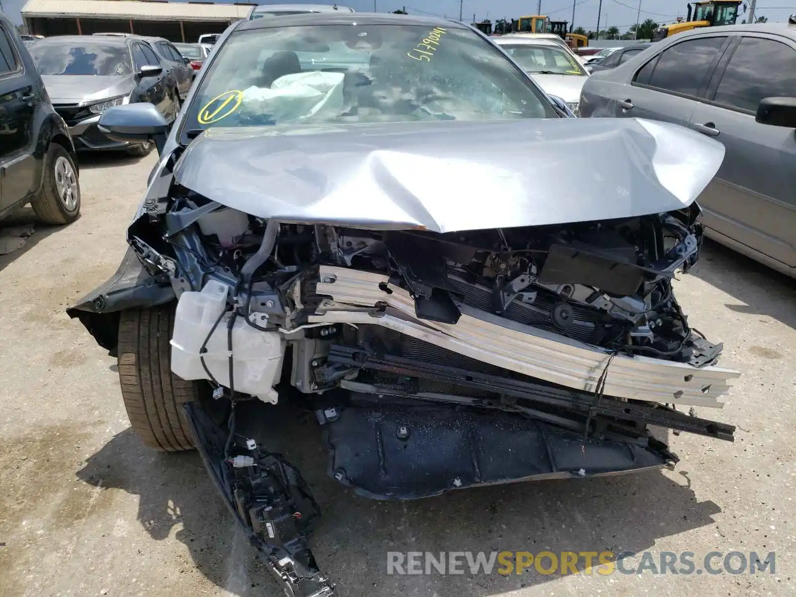 9 Photograph of a damaged car 5YFS4MCE0MP091066 TOYOTA COROLLA 2021