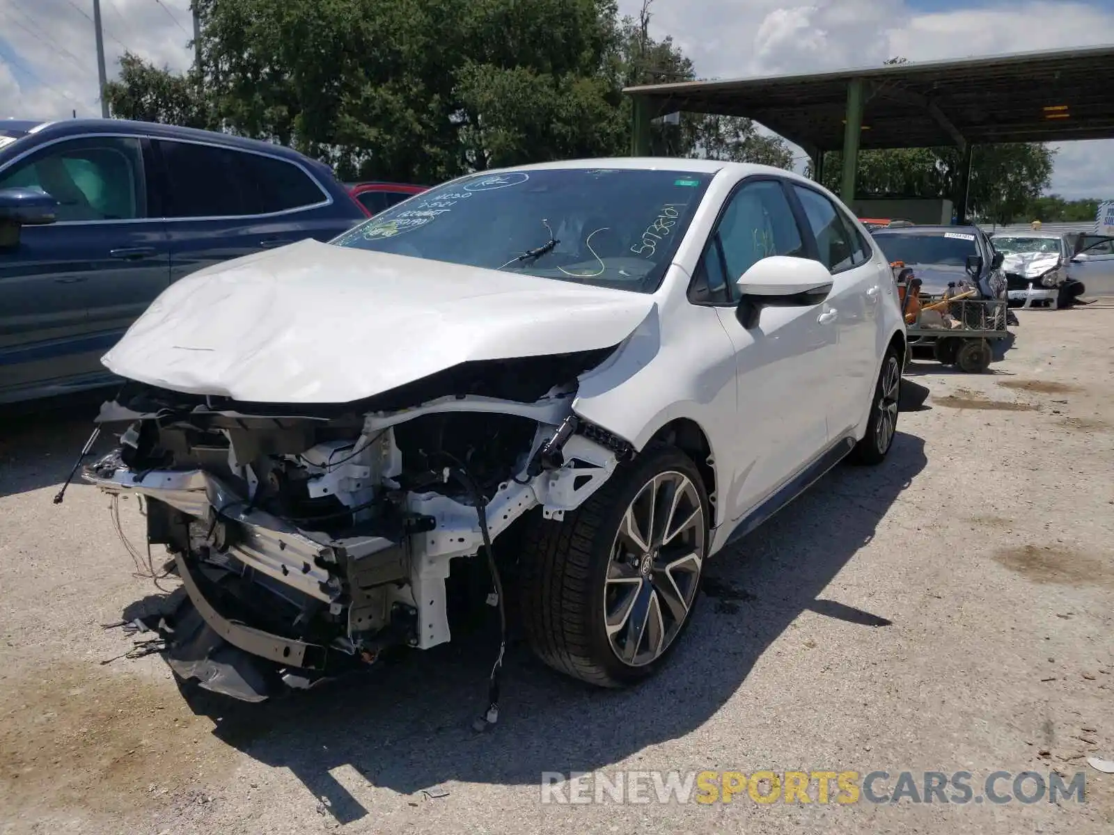 2 Photograph of a damaged car 5YFS4MCE0MP092170 TOYOTA COROLLA 2021