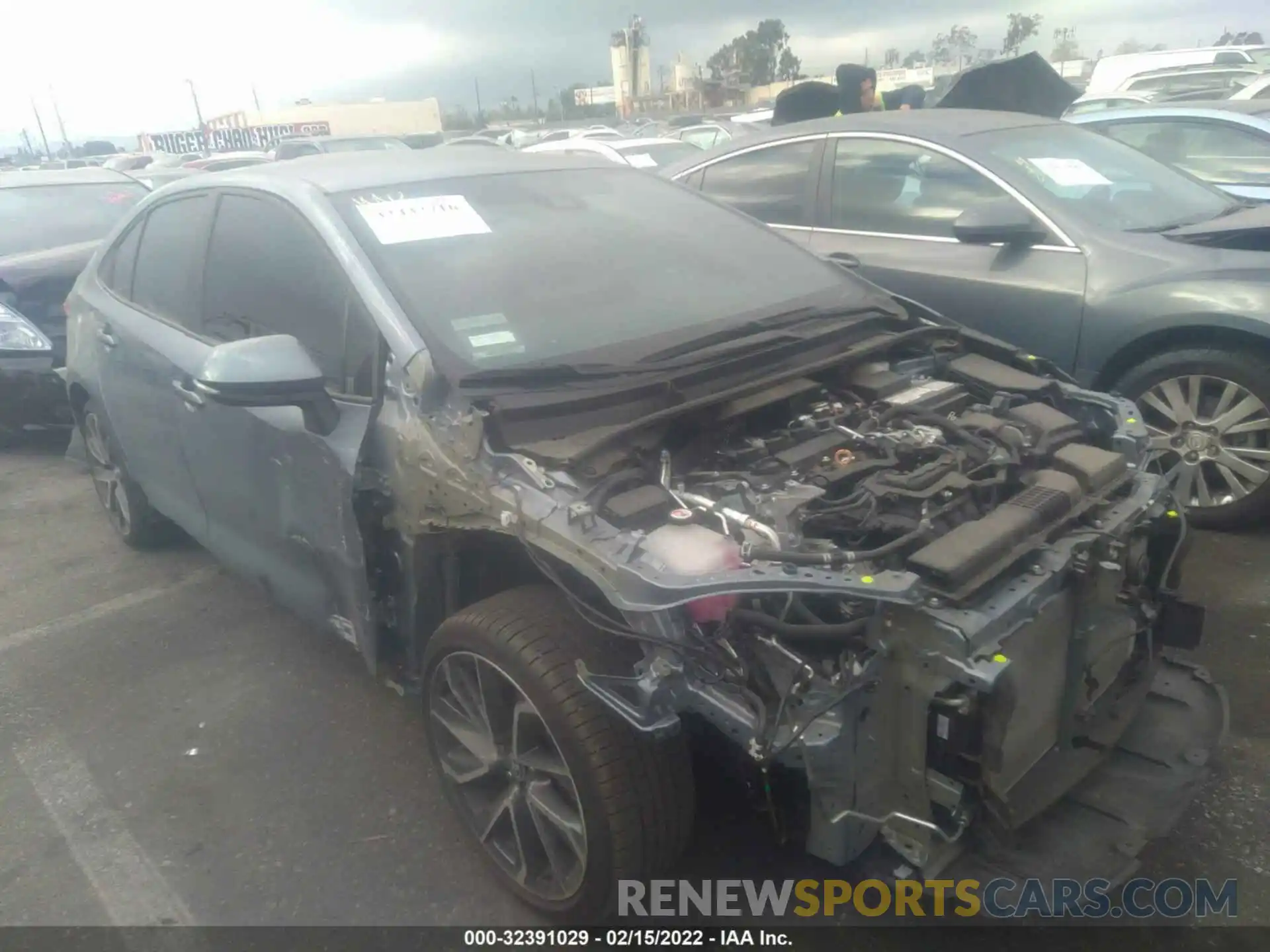 1 Photograph of a damaged car 5YFS4MCE0MP093139 TOYOTA COROLLA 2021