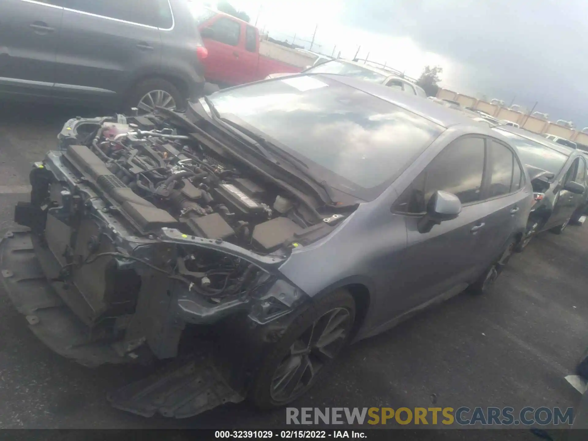 2 Photograph of a damaged car 5YFS4MCE0MP093139 TOYOTA COROLLA 2021