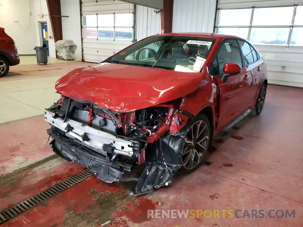 2 Photograph of a damaged car 5YFS4MCE0MP093691 TOYOTA COROLLA 2021