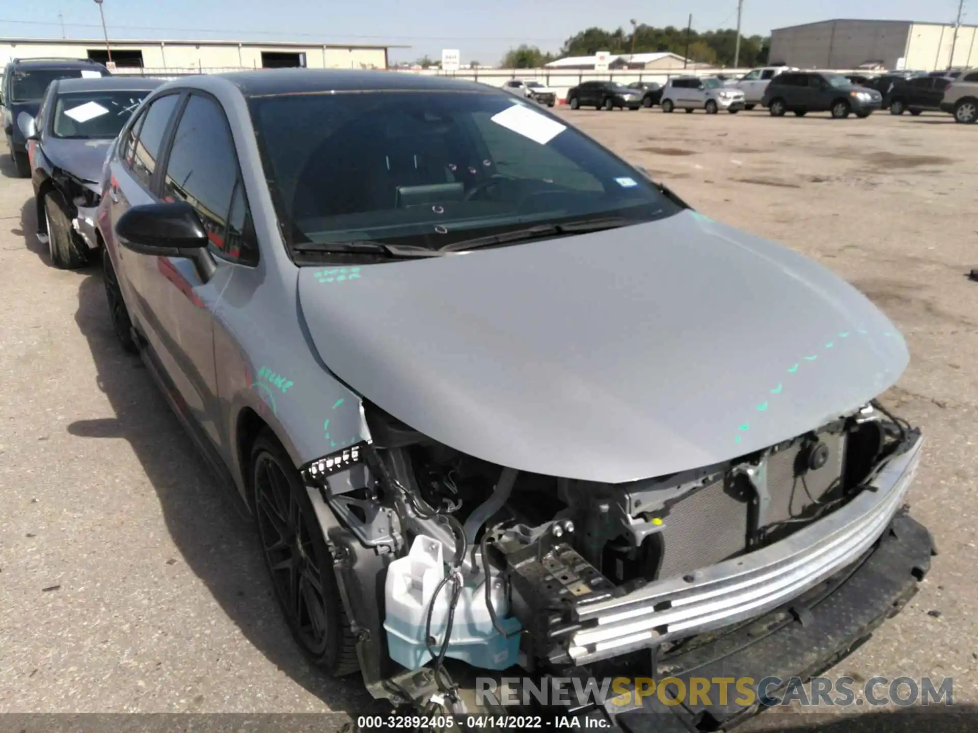 1 Photograph of a damaged car 5YFS4MCE0MP095585 TOYOTA COROLLA 2021