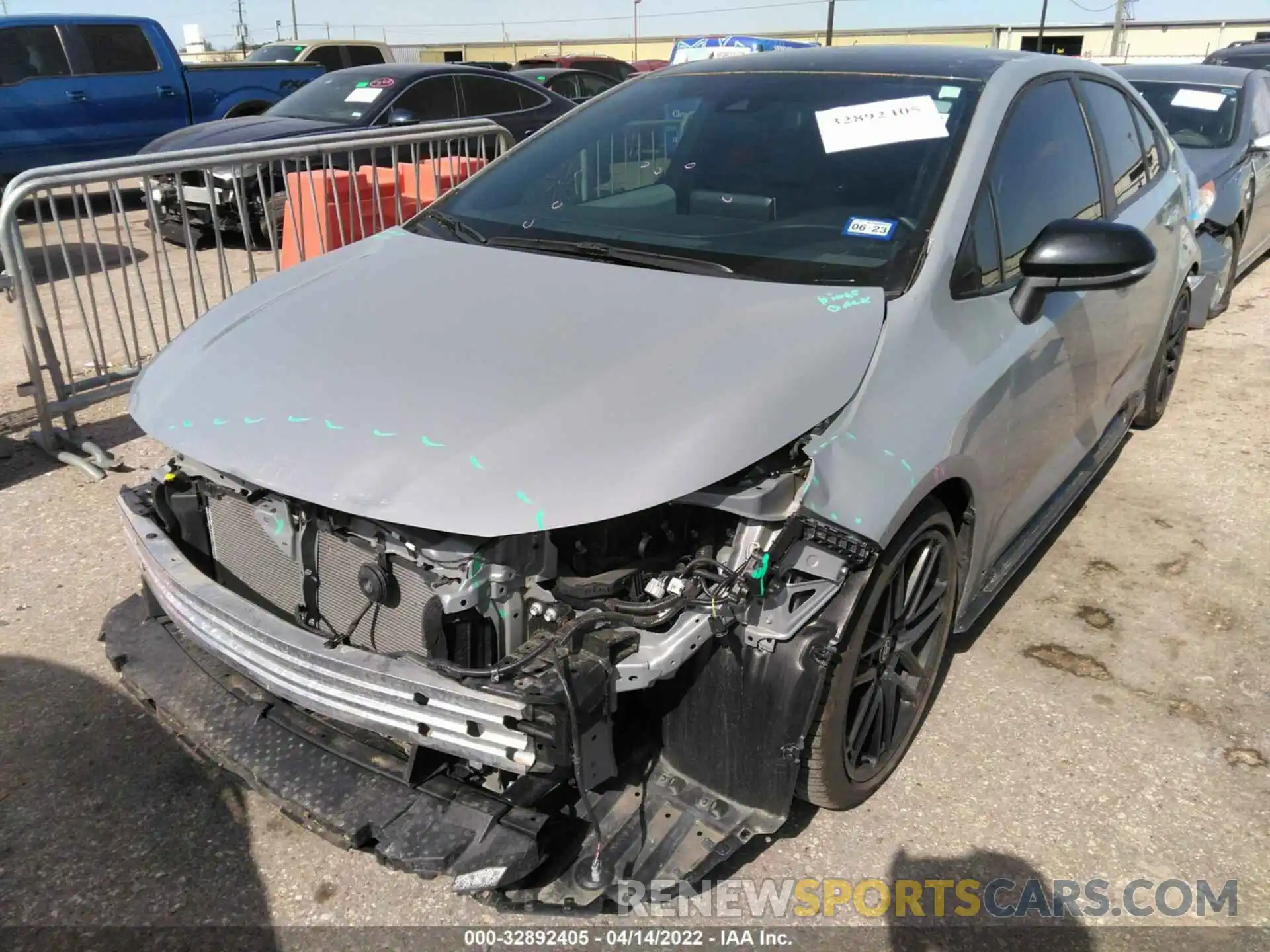 2 Photograph of a damaged car 5YFS4MCE0MP095585 TOYOTA COROLLA 2021