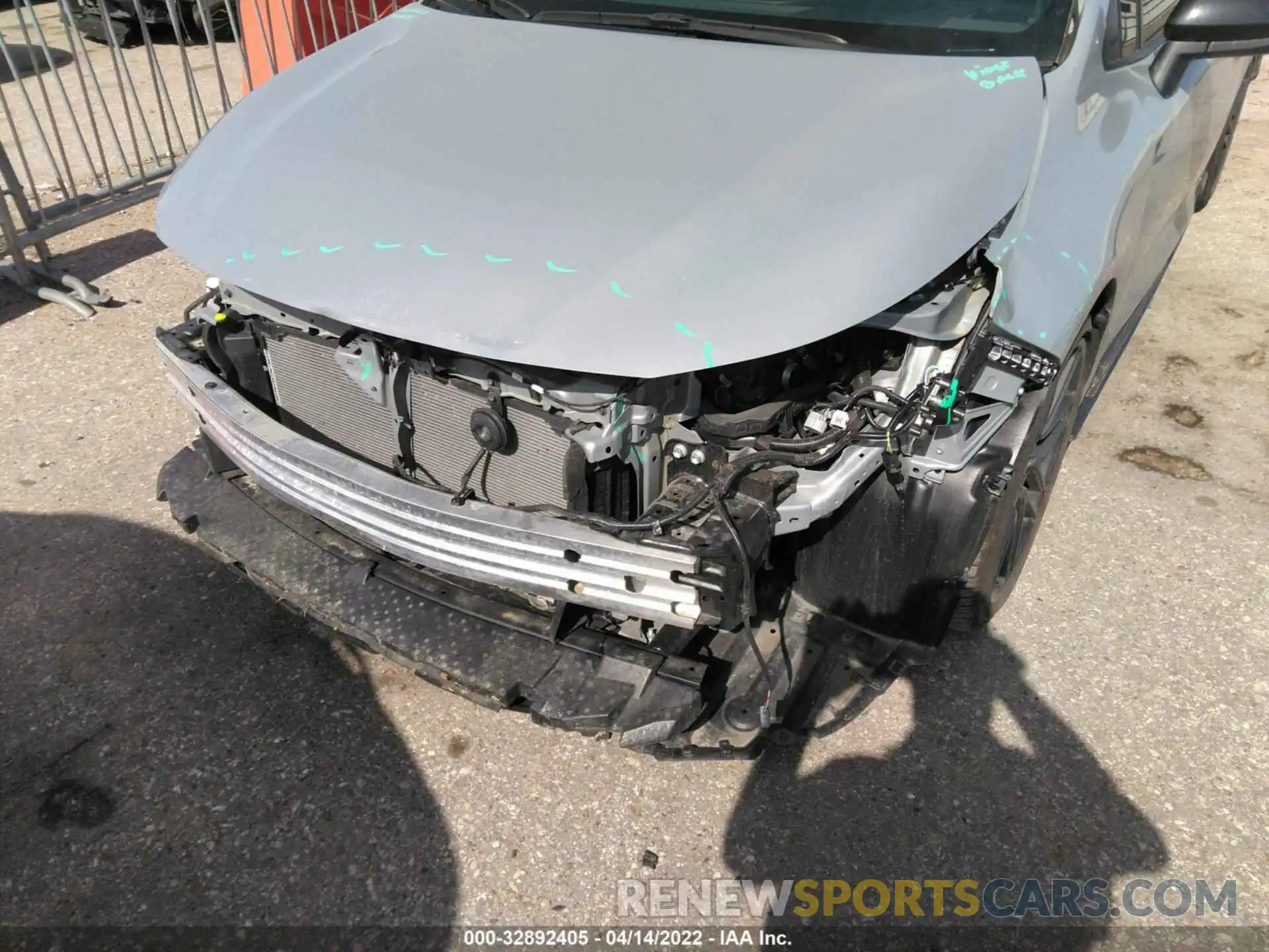 6 Photograph of a damaged car 5YFS4MCE0MP095585 TOYOTA COROLLA 2021