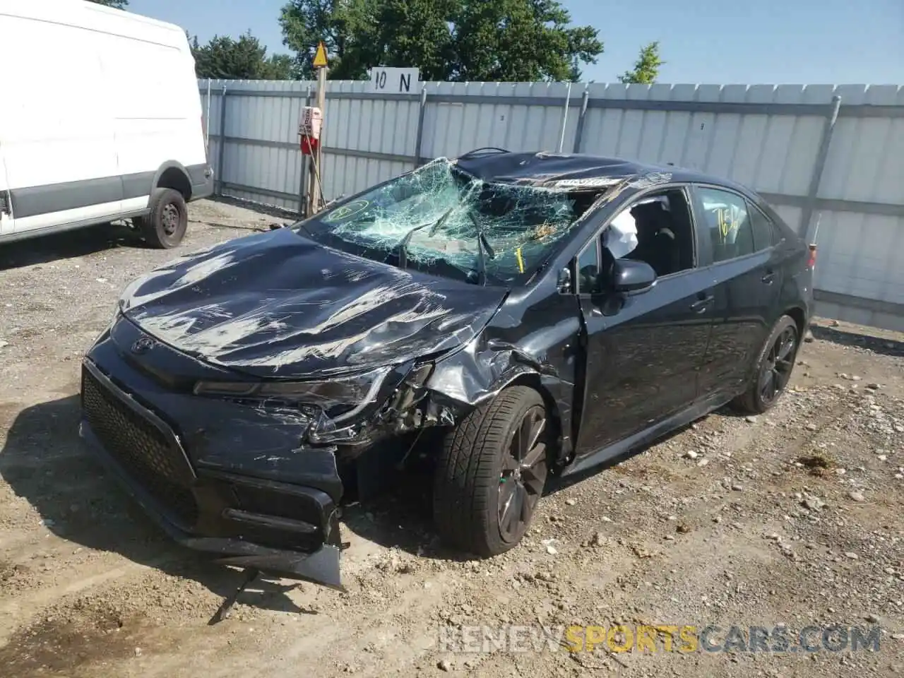 2 Photograph of a damaged car 5YFS4MCE0MP096204 TOYOTA COROLLA 2021