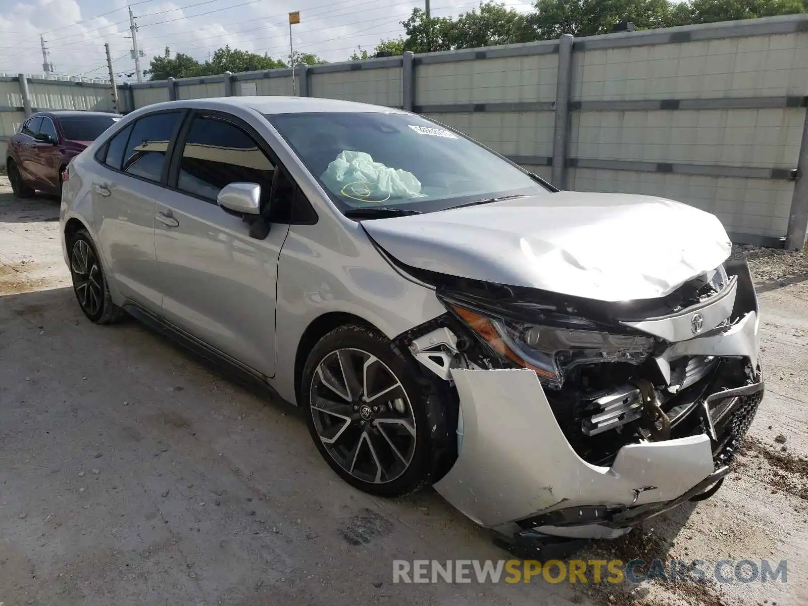 1 Photograph of a damaged car 5YFS4MCE1MP058495 TOYOTA COROLLA 2021