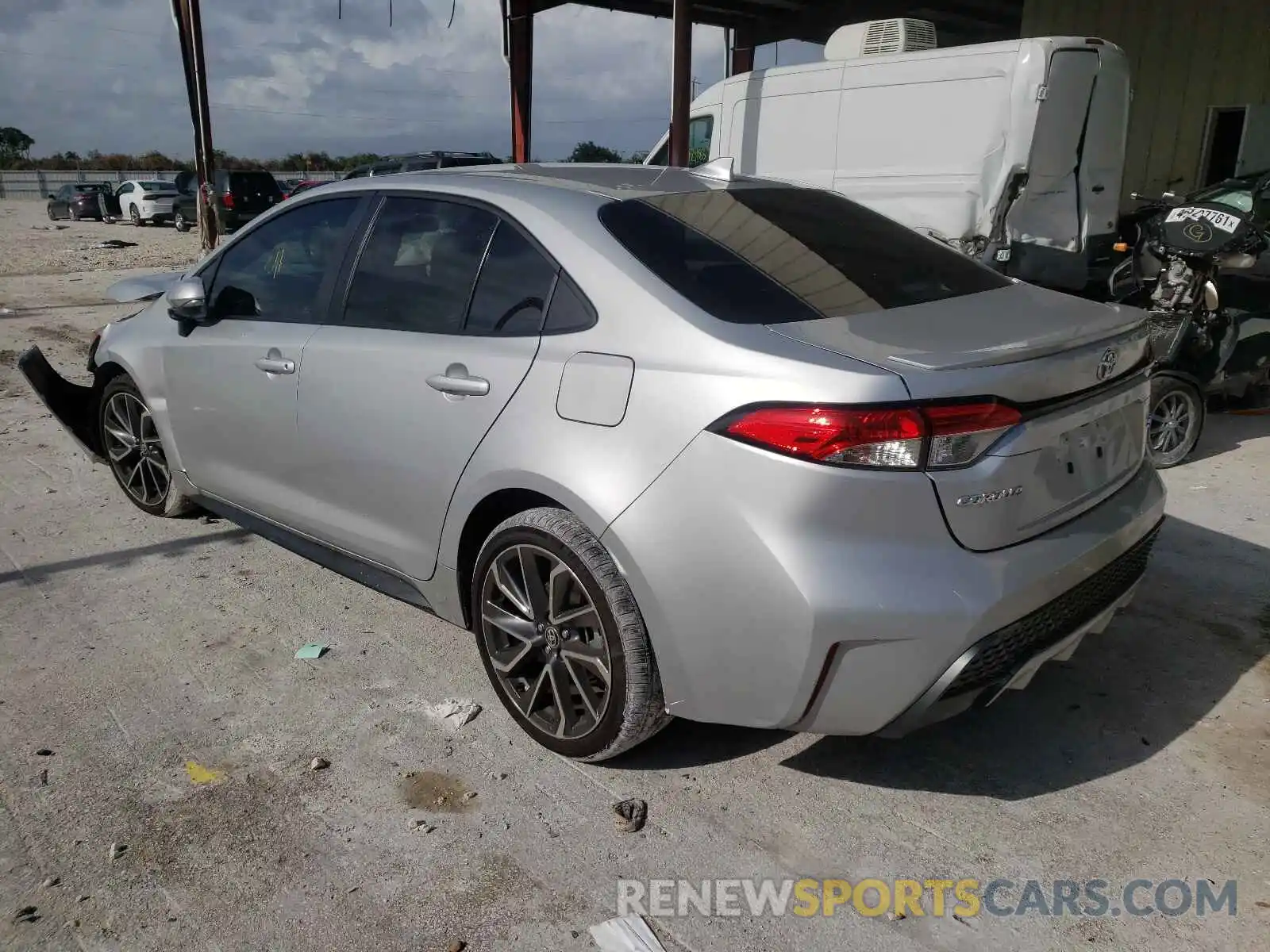 3 Photograph of a damaged car 5YFS4MCE1MP058495 TOYOTA COROLLA 2021