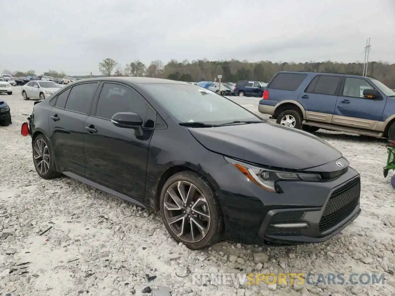 1 Photograph of a damaged car 5YFS4MCE1MP058609 TOYOTA COROLLA 2021