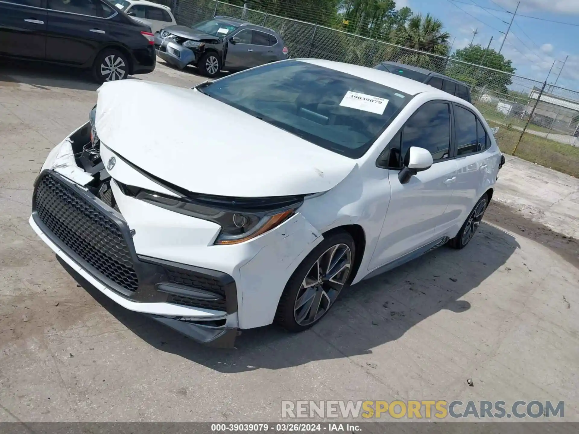 2 Photograph of a damaged car 5YFS4MCE1MP059694 TOYOTA COROLLA 2021