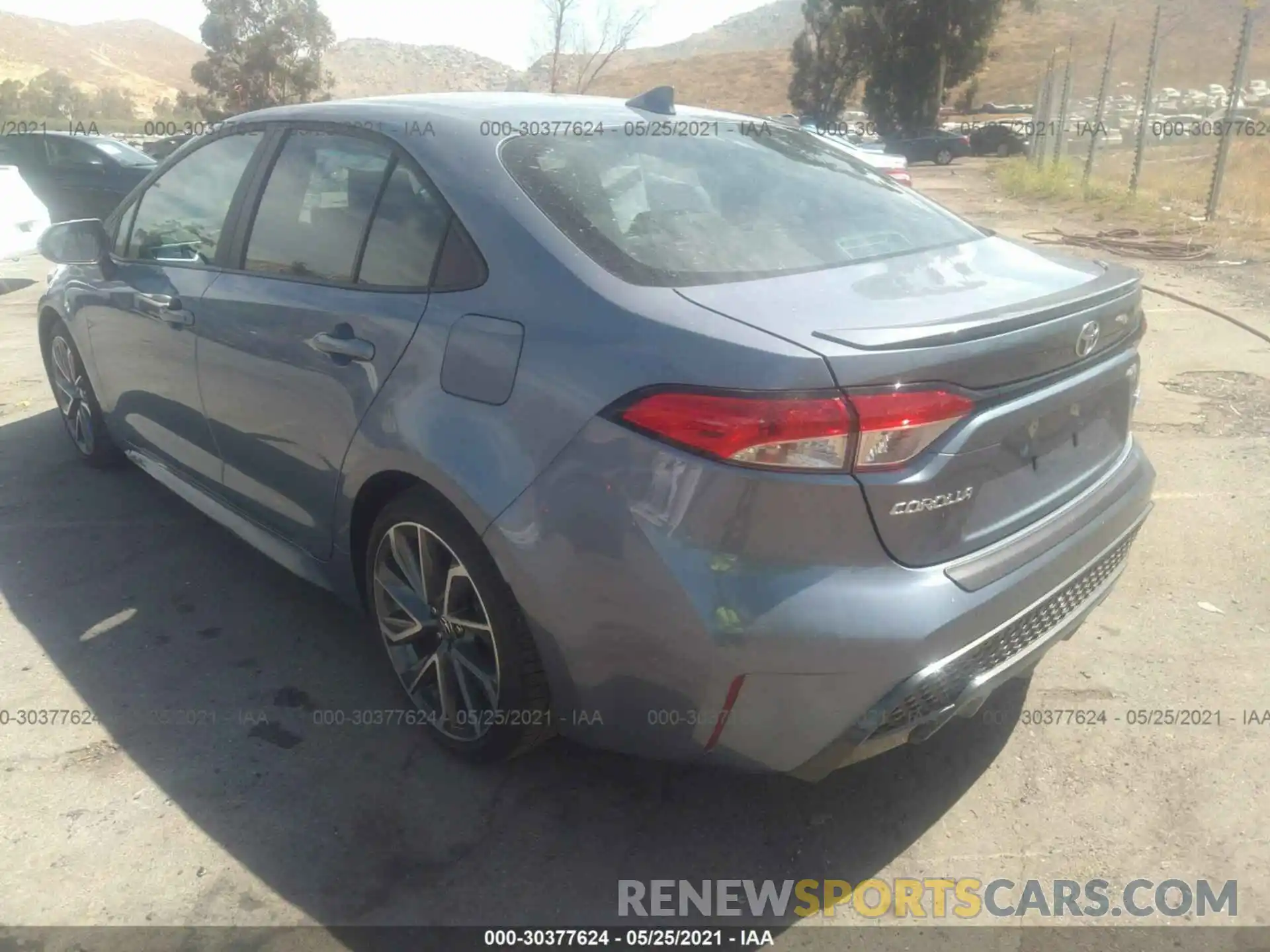 3 Photograph of a damaged car 5YFS4MCE1MP059937 TOYOTA COROLLA 2021