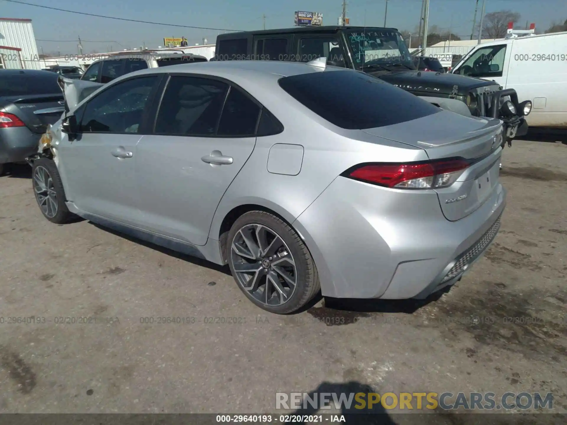 3 Photograph of a damaged car 5YFS4MCE1MP060151 TOYOTA COROLLA 2021