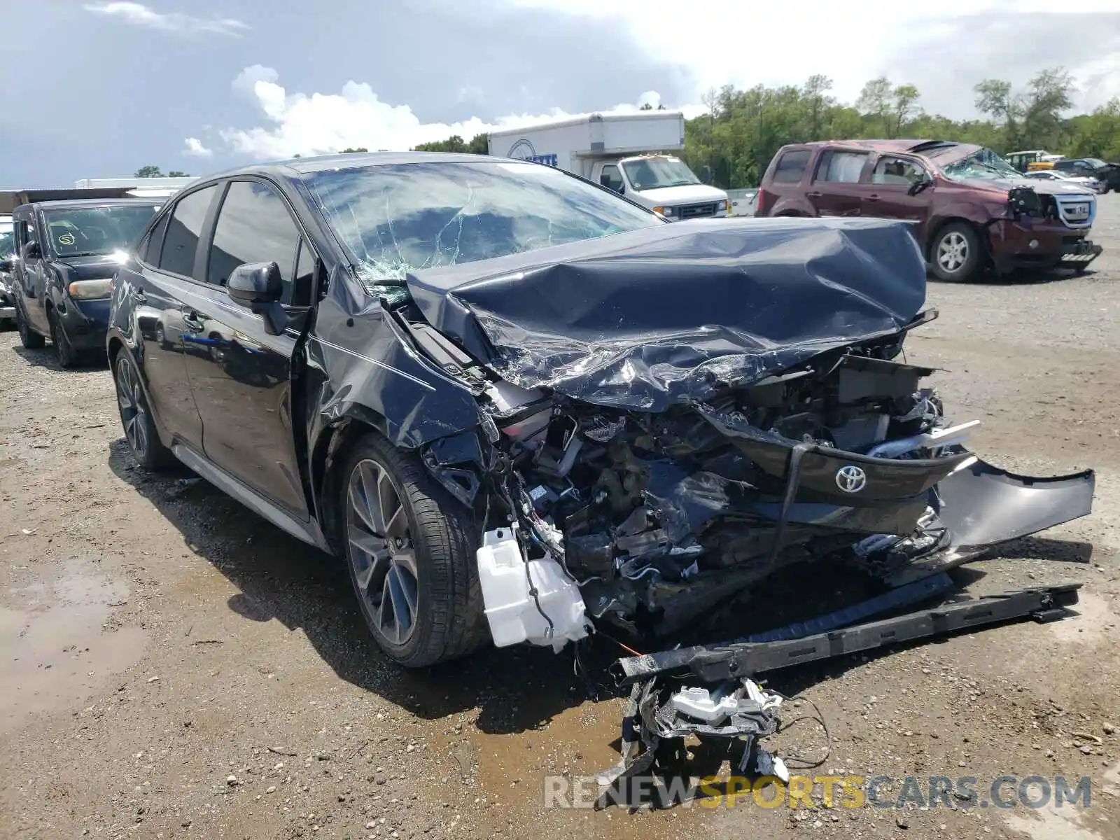 1 Photograph of a damaged car 5YFS4MCE1MP060179 TOYOTA COROLLA 2021