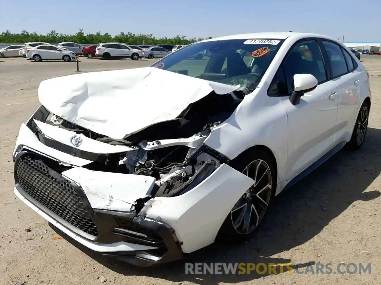 2 Photograph of a damaged car 5YFS4MCE1MP060537 TOYOTA COROLLA 2021