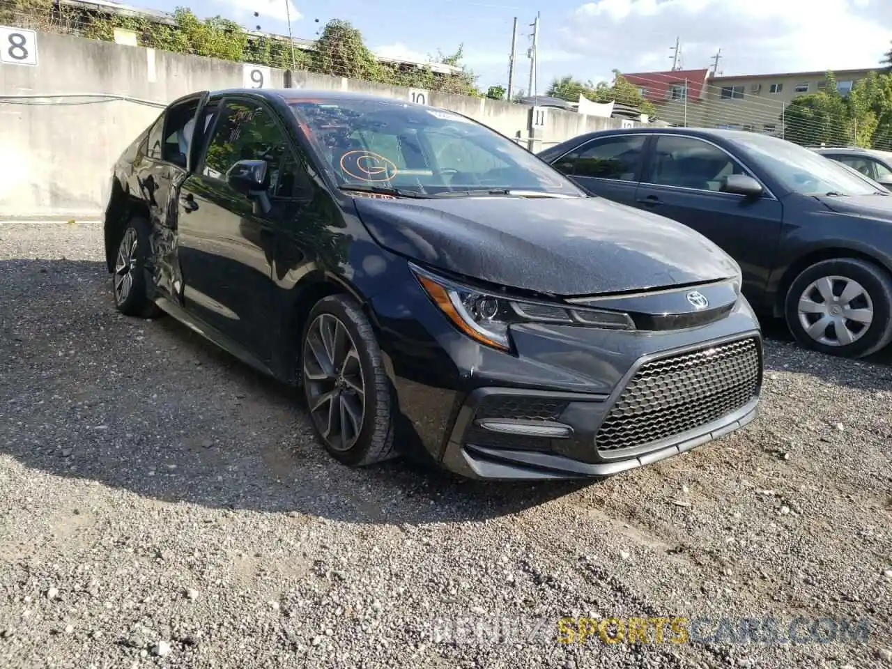 1 Photograph of a damaged car 5YFS4MCE1MP060831 TOYOTA COROLLA 2021