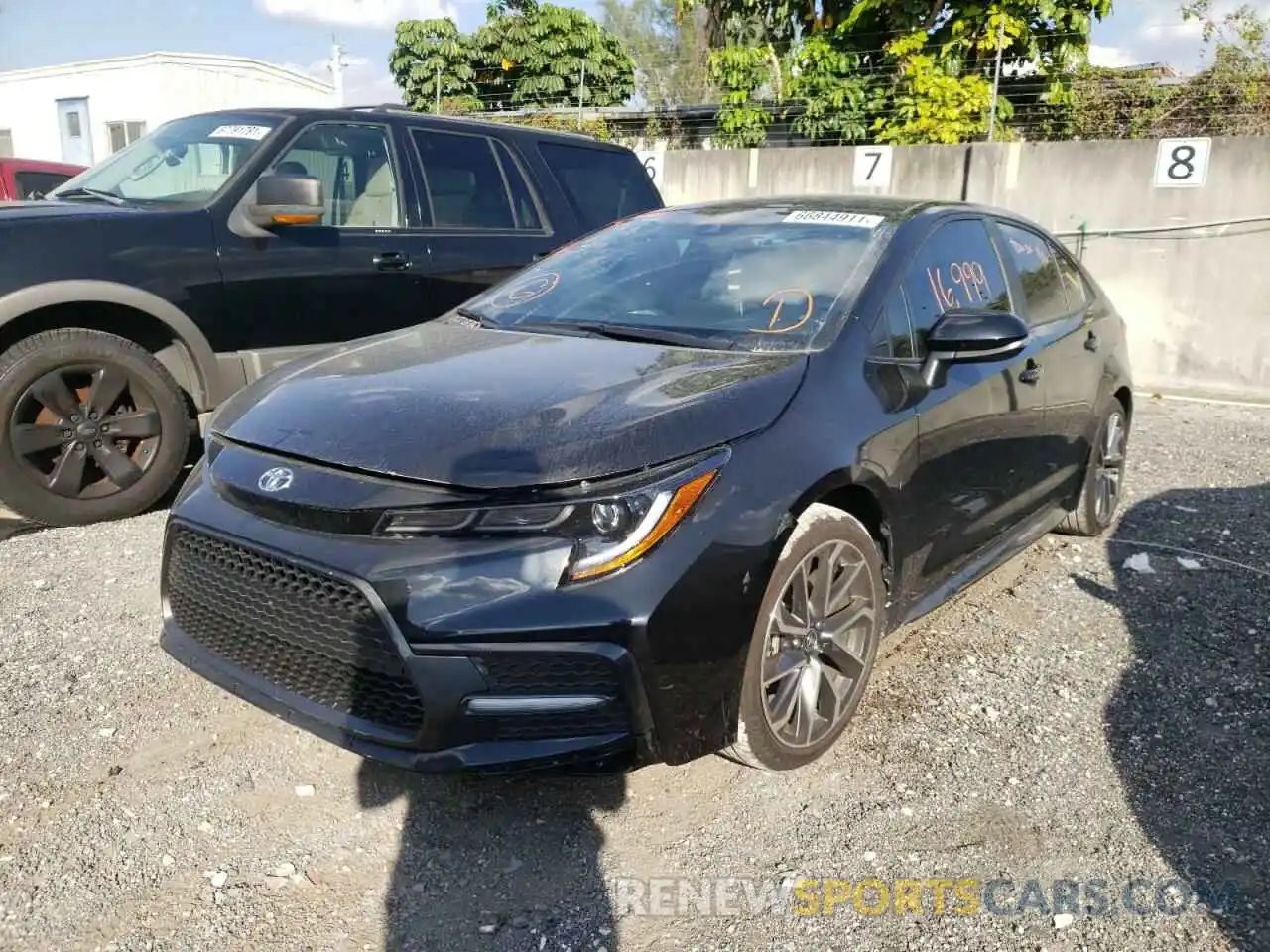 2 Photograph of a damaged car 5YFS4MCE1MP060831 TOYOTA COROLLA 2021