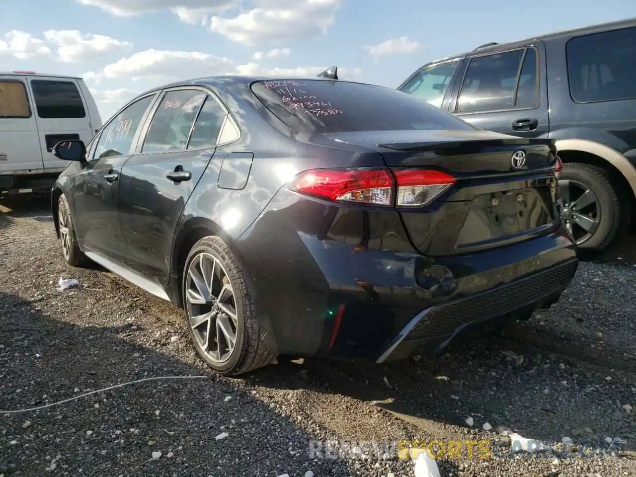 3 Photograph of a damaged car 5YFS4MCE1MP060831 TOYOTA COROLLA 2021