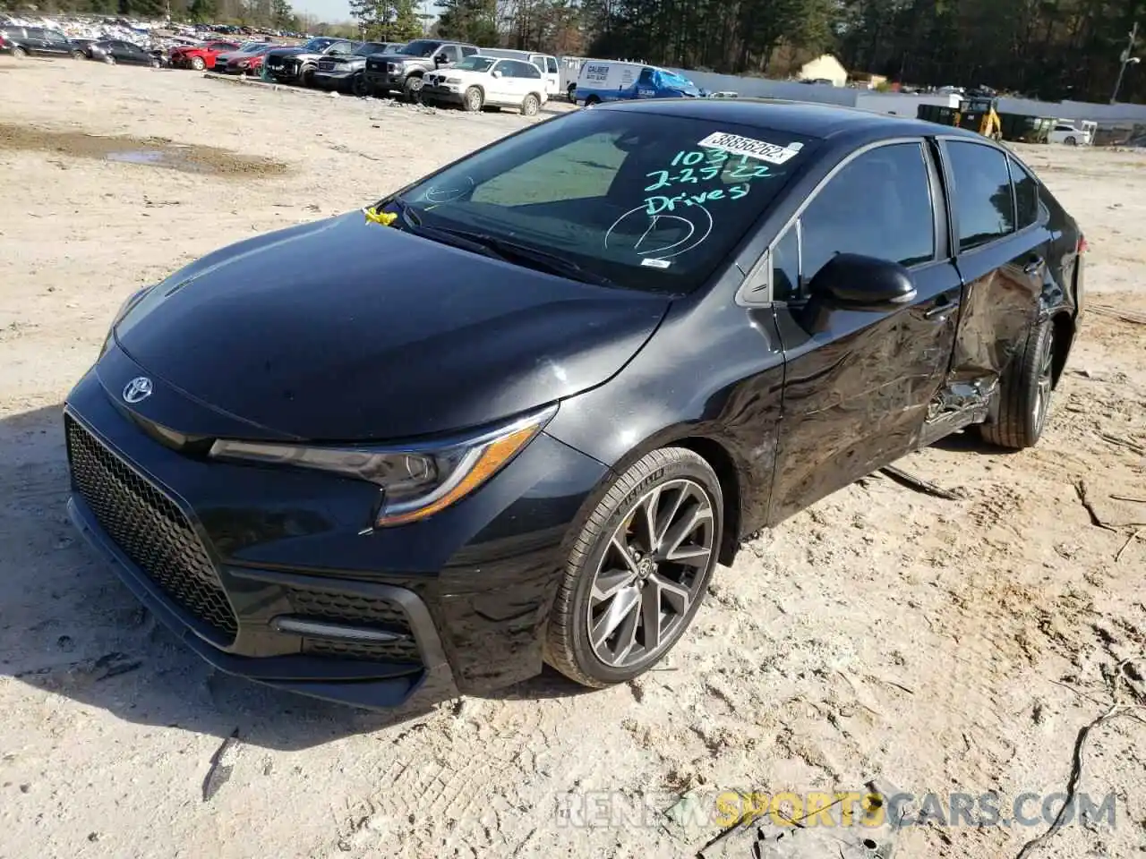 2 Photograph of a damaged car 5YFS4MCE1MP061039 TOYOTA COROLLA 2021