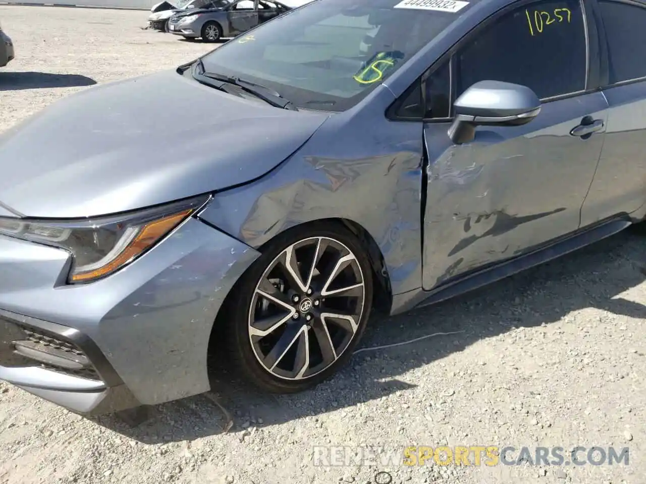 9 Photograph of a damaged car 5YFS4MCE1MP061378 TOYOTA COROLLA 2021