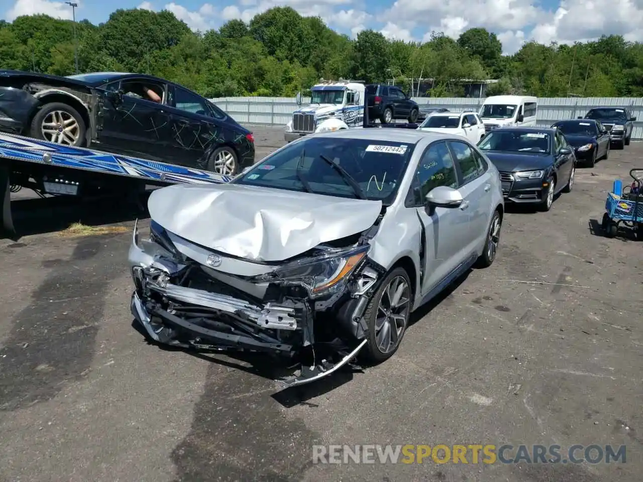 2 Photograph of a damaged car 5YFS4MCE1MP061588 TOYOTA COROLLA 2021