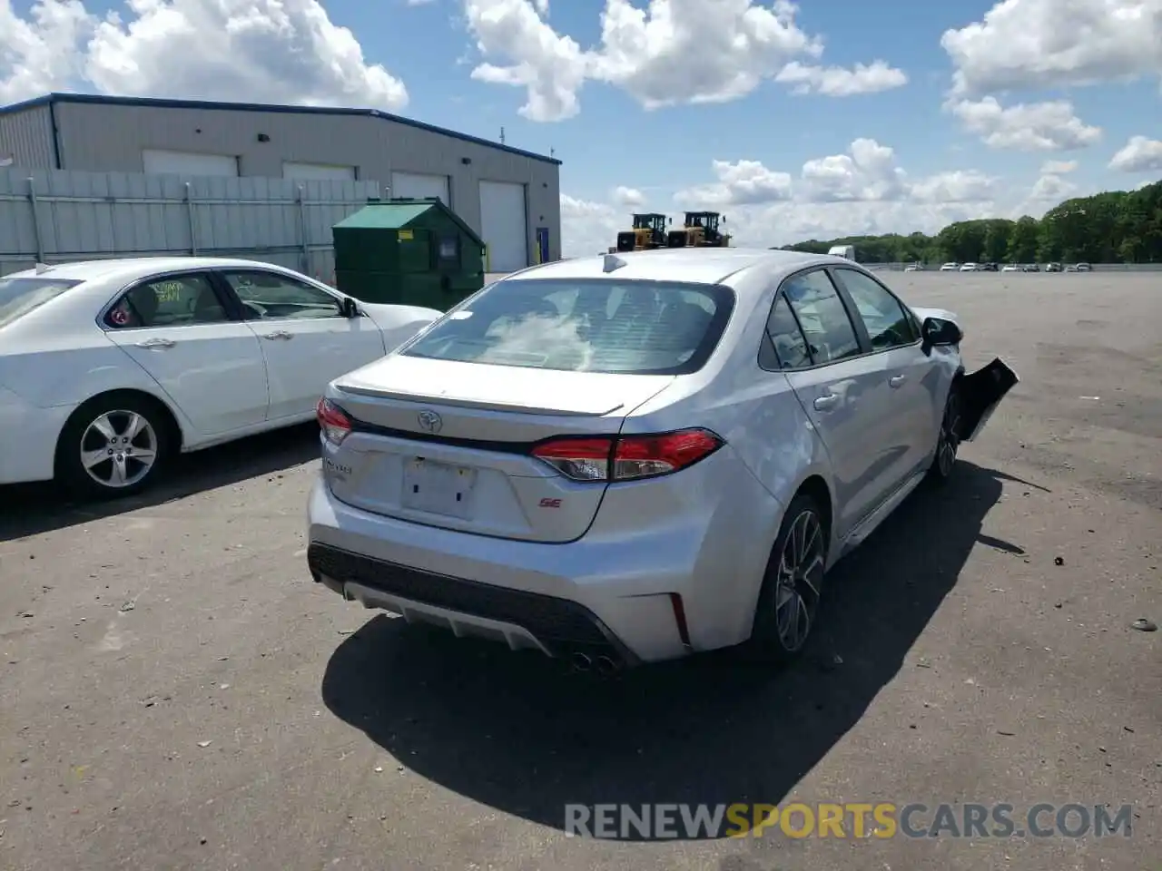 4 Photograph of a damaged car 5YFS4MCE1MP061588 TOYOTA COROLLA 2021