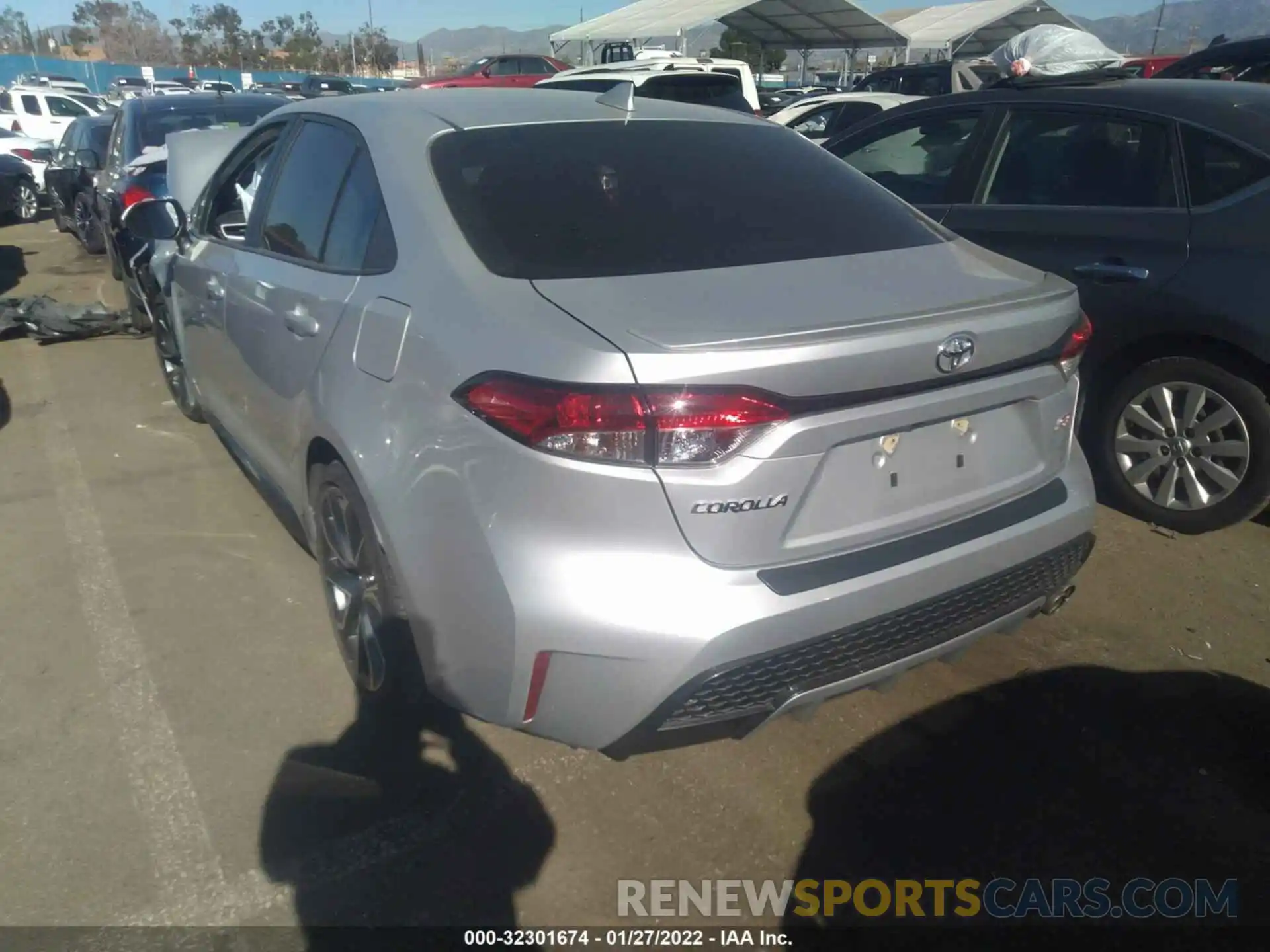 3 Photograph of a damaged car 5YFS4MCE1MP061669 TOYOTA COROLLA 2021