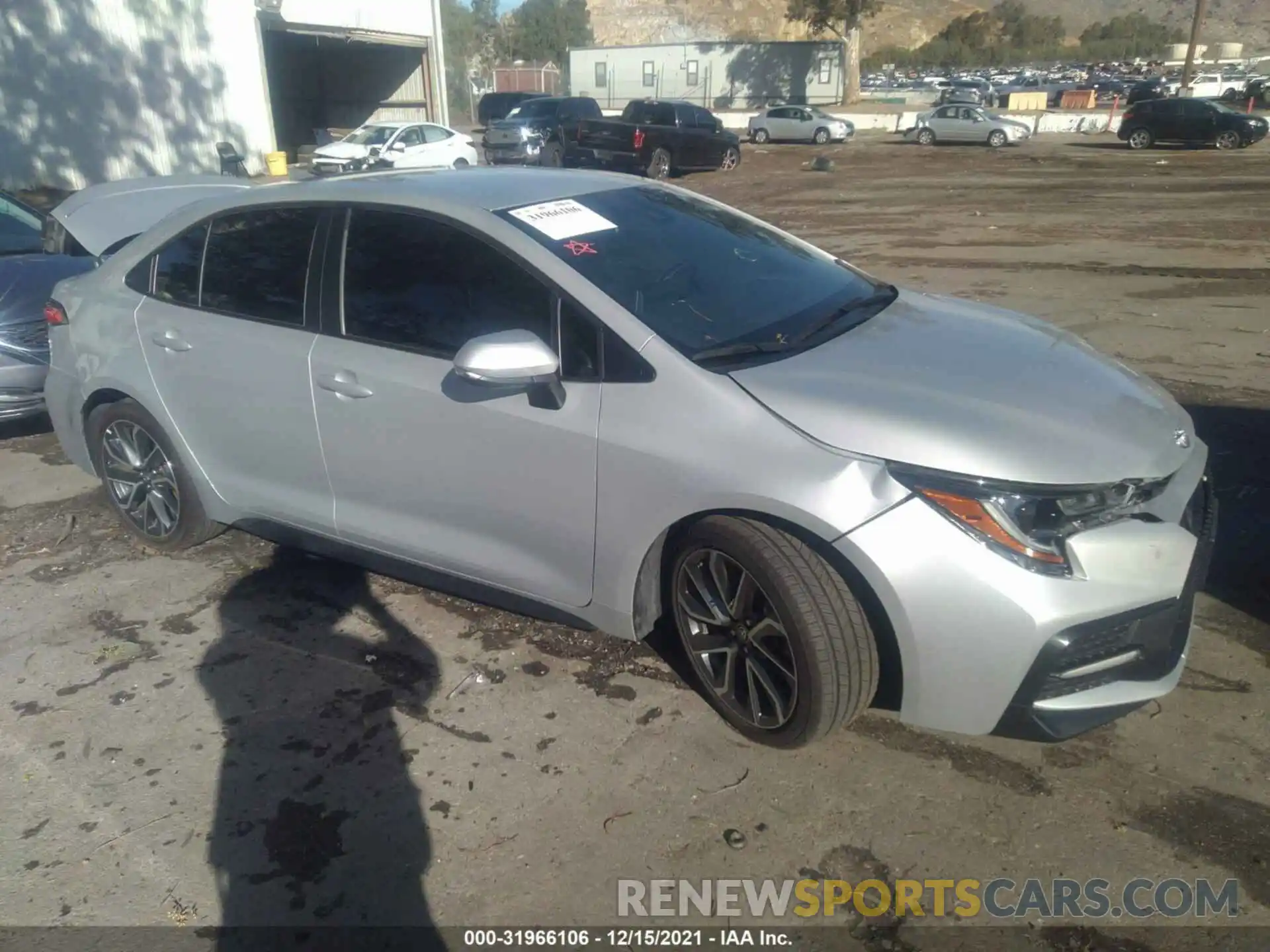 1 Photograph of a damaged car 5YFS4MCE1MP061980 TOYOTA COROLLA 2021