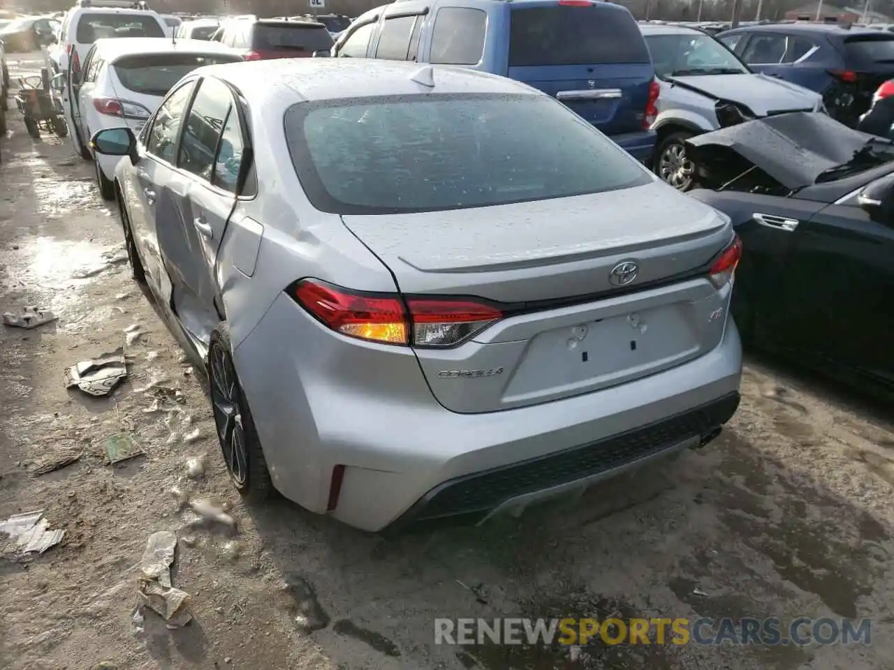 3 Photograph of a damaged car 5YFS4MCE1MP062076 TOYOTA COROLLA 2021