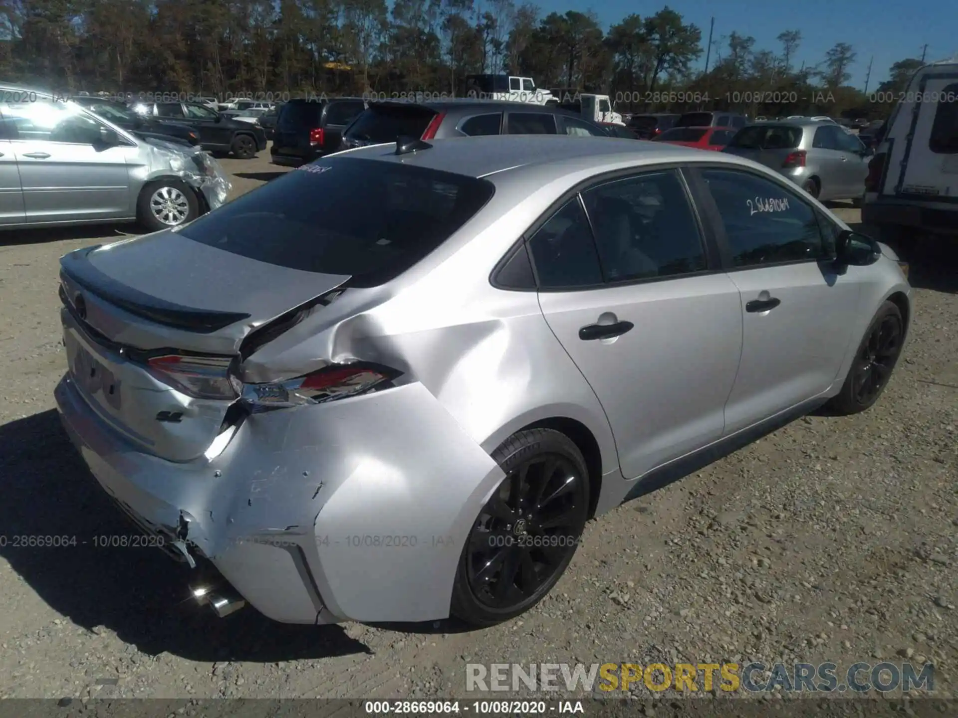 4 Photograph of a damaged car 5YFS4MCE1MP062305 TOYOTA COROLLA 2021