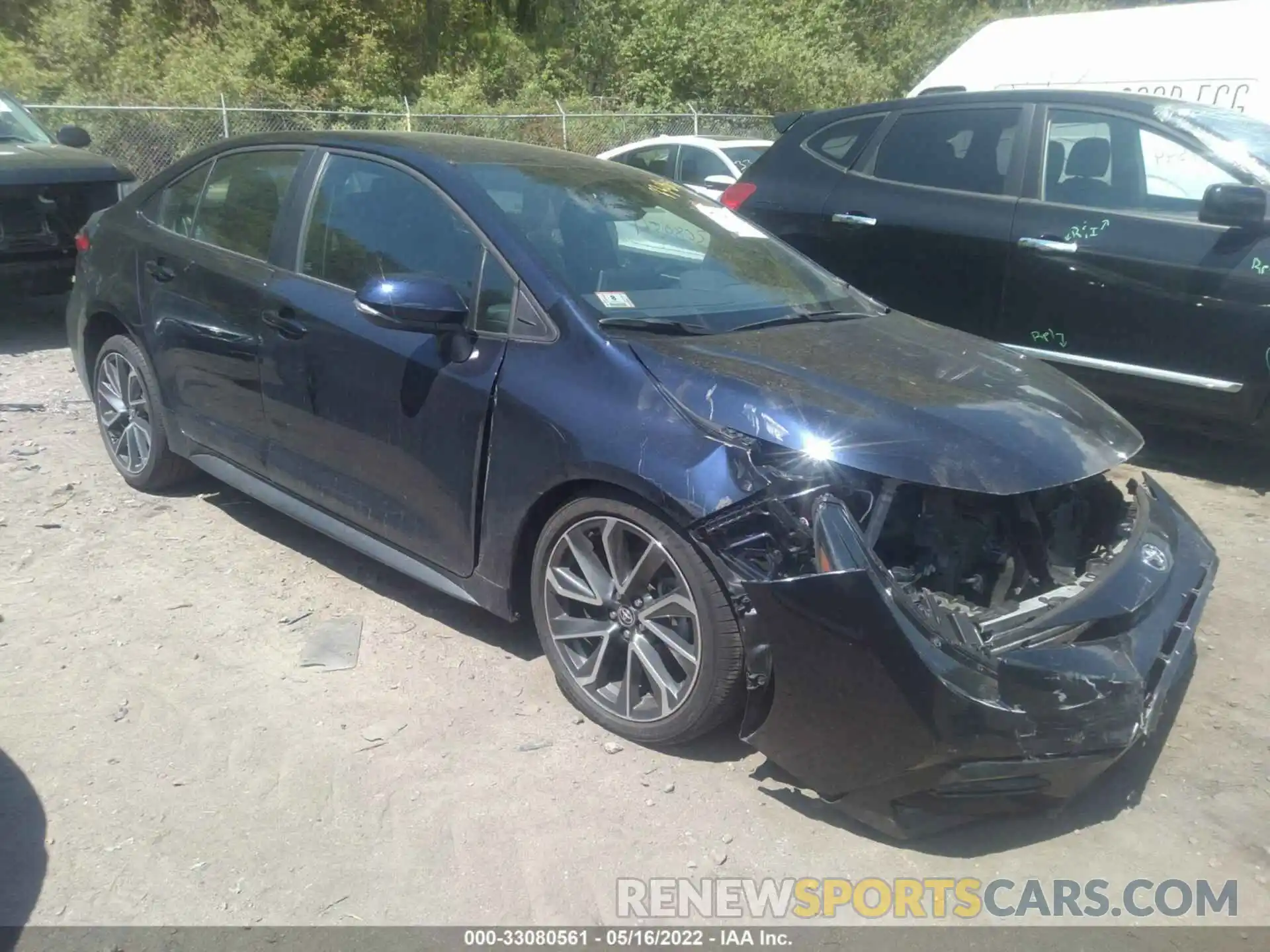 1 Photograph of a damaged car 5YFS4MCE1MP062319 TOYOTA COROLLA 2021