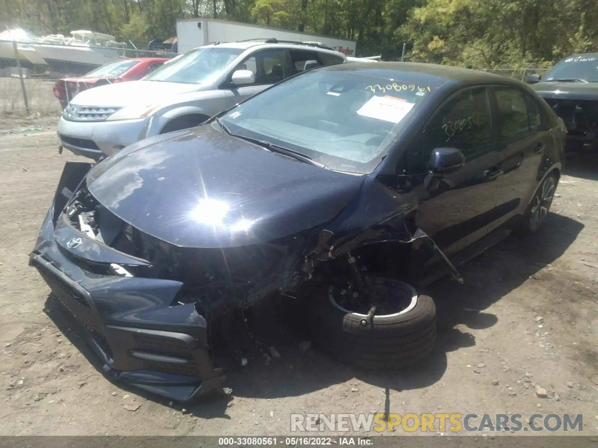 2 Photograph of a damaged car 5YFS4MCE1MP062319 TOYOTA COROLLA 2021