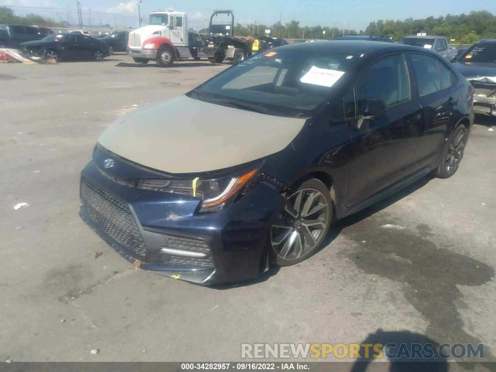 2 Photograph of a damaged car 5YFS4MCE1MP062854 TOYOTA COROLLA 2021