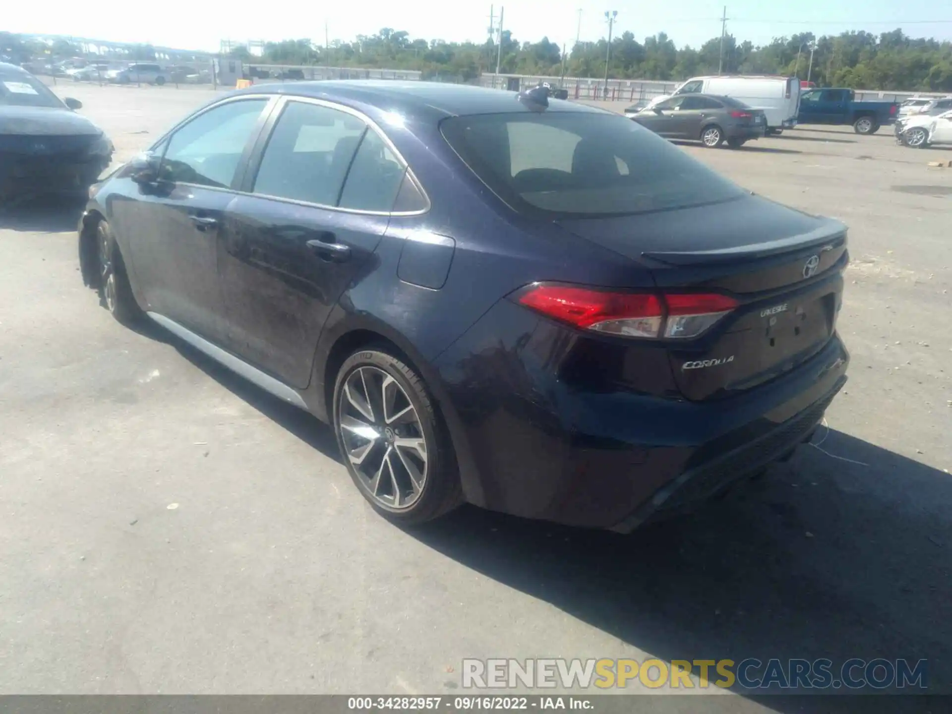 3 Photograph of a damaged car 5YFS4MCE1MP062854 TOYOTA COROLLA 2021