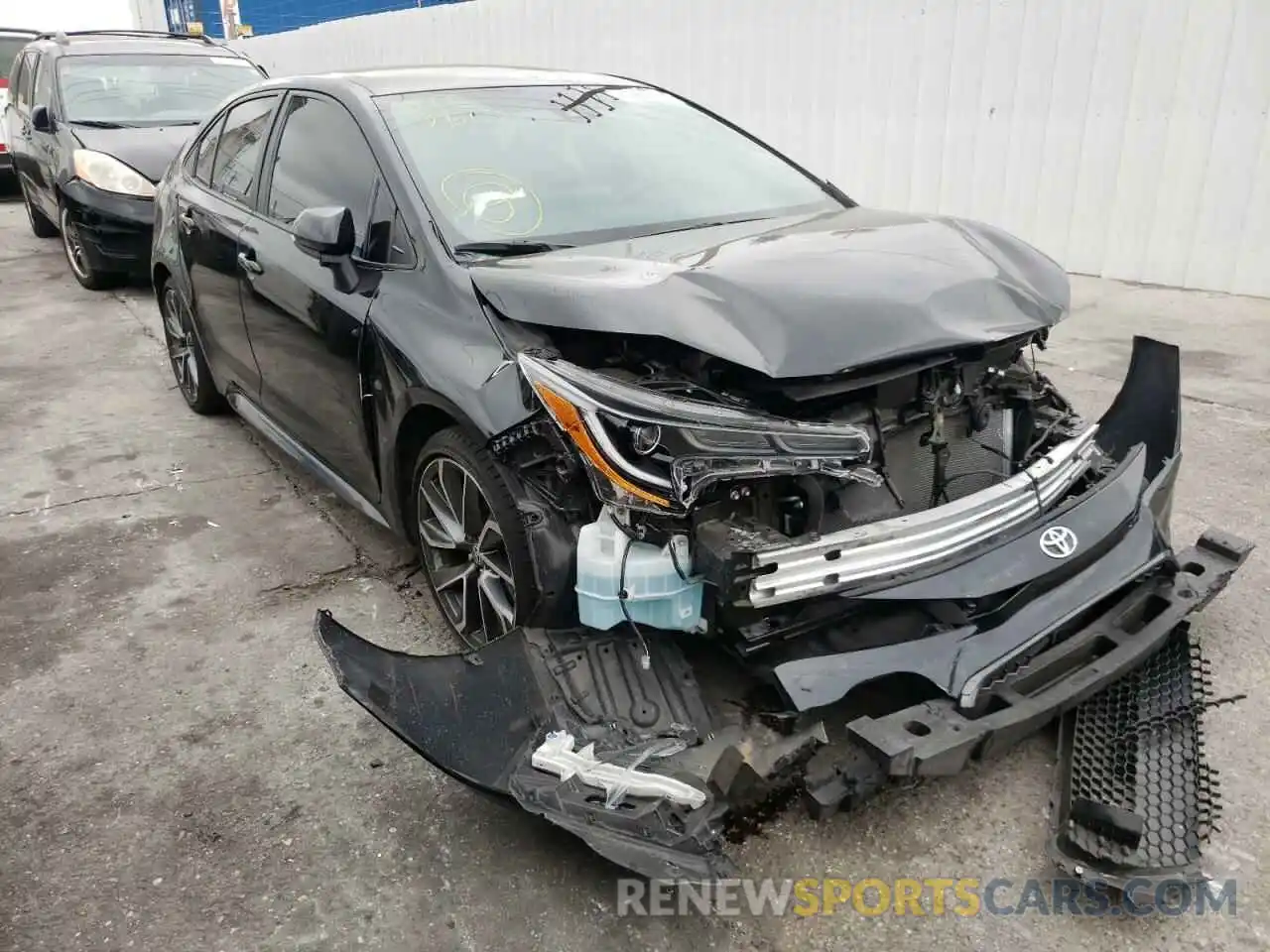 1 Photograph of a damaged car 5YFS4MCE1MP063244 TOYOTA COROLLA 2021