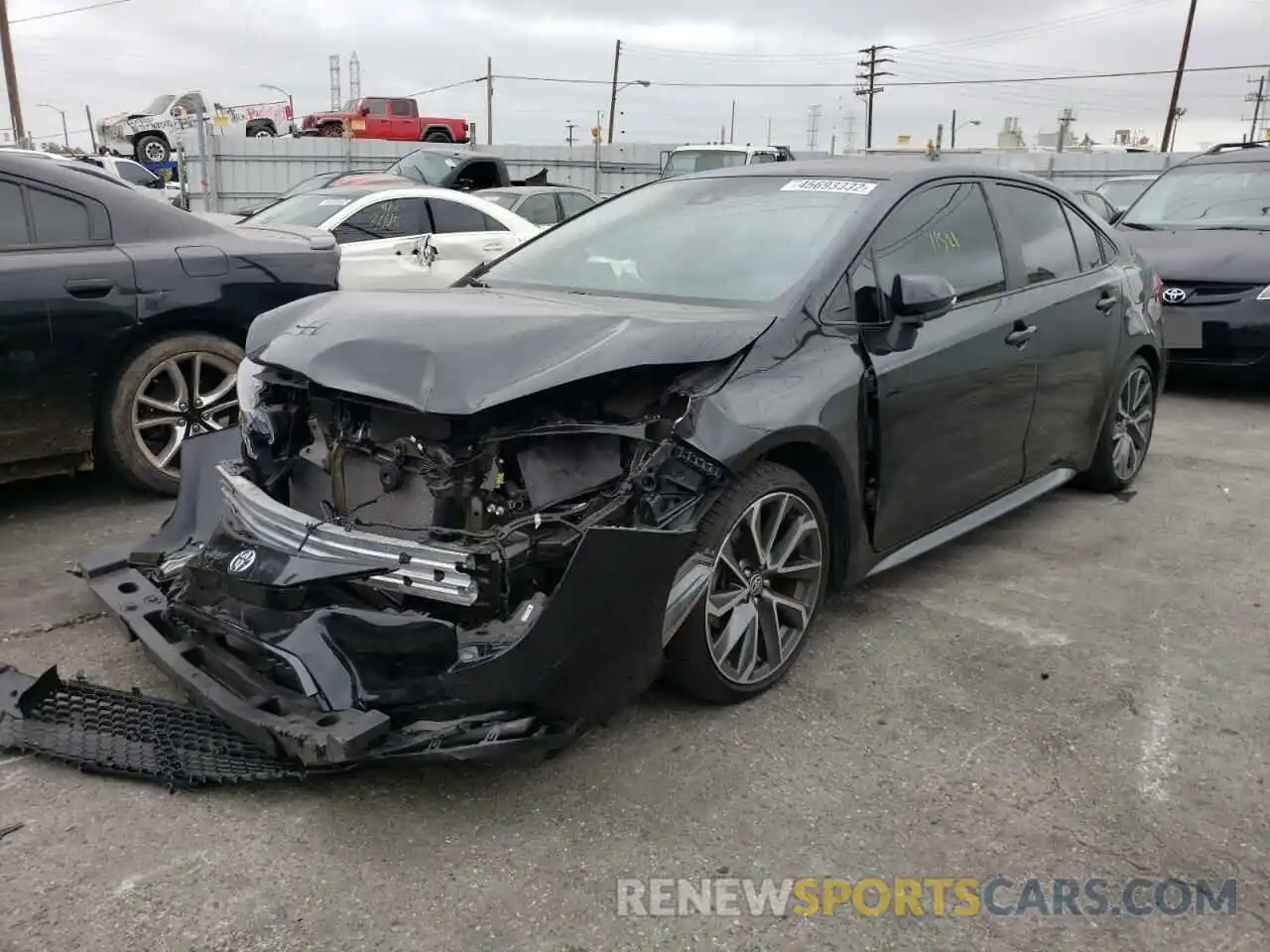 2 Photograph of a damaged car 5YFS4MCE1MP063244 TOYOTA COROLLA 2021