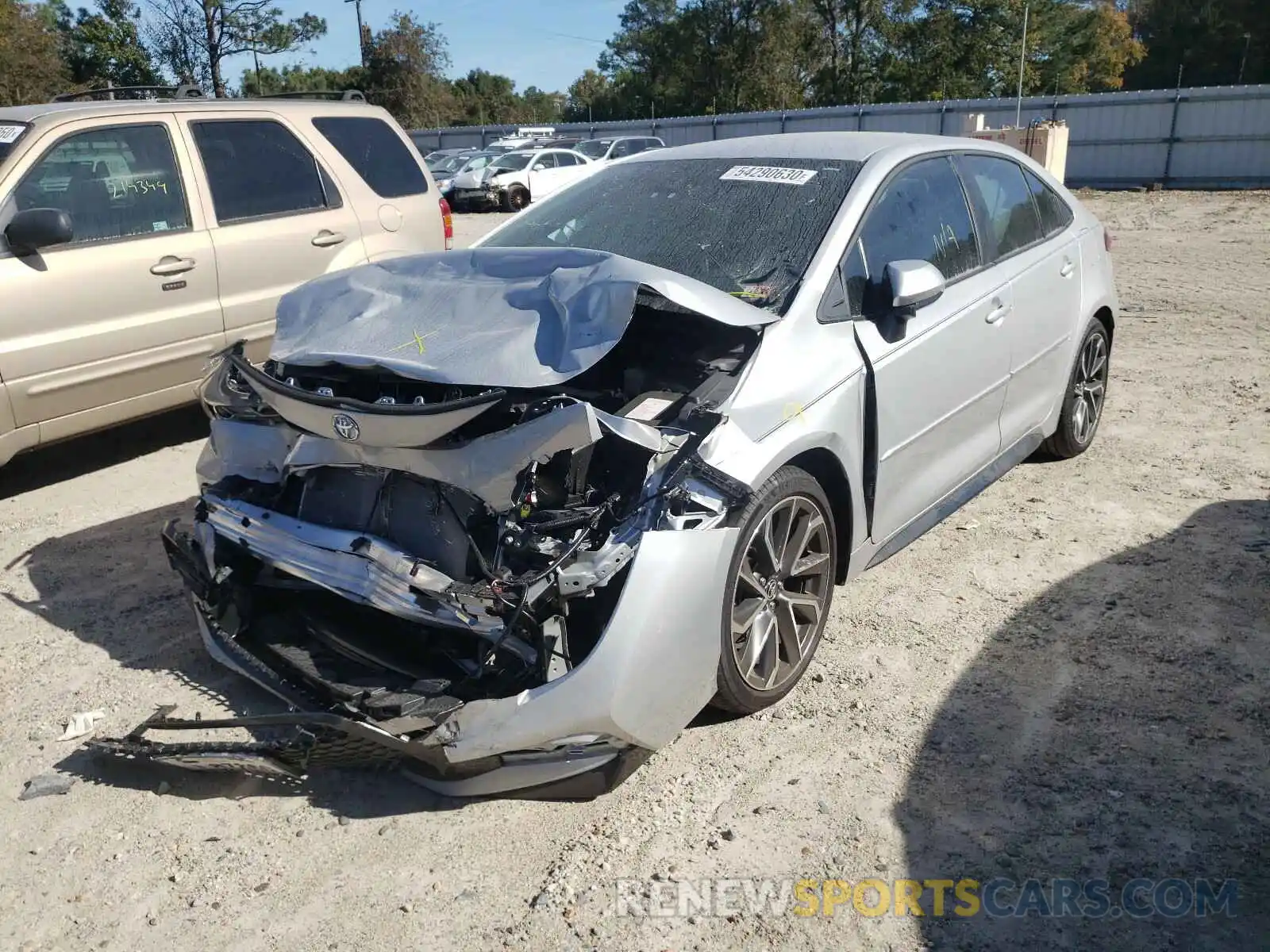 2 Photograph of a damaged car 5YFS4MCE1MP064085 TOYOTA COROLLA 2021