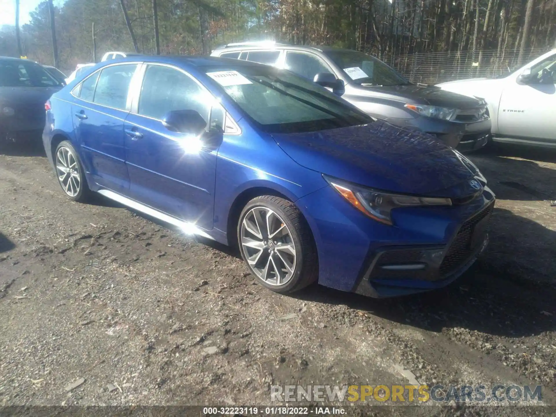 1 Photograph of a damaged car 5YFS4MCE1MP064863 TOYOTA COROLLA 2021