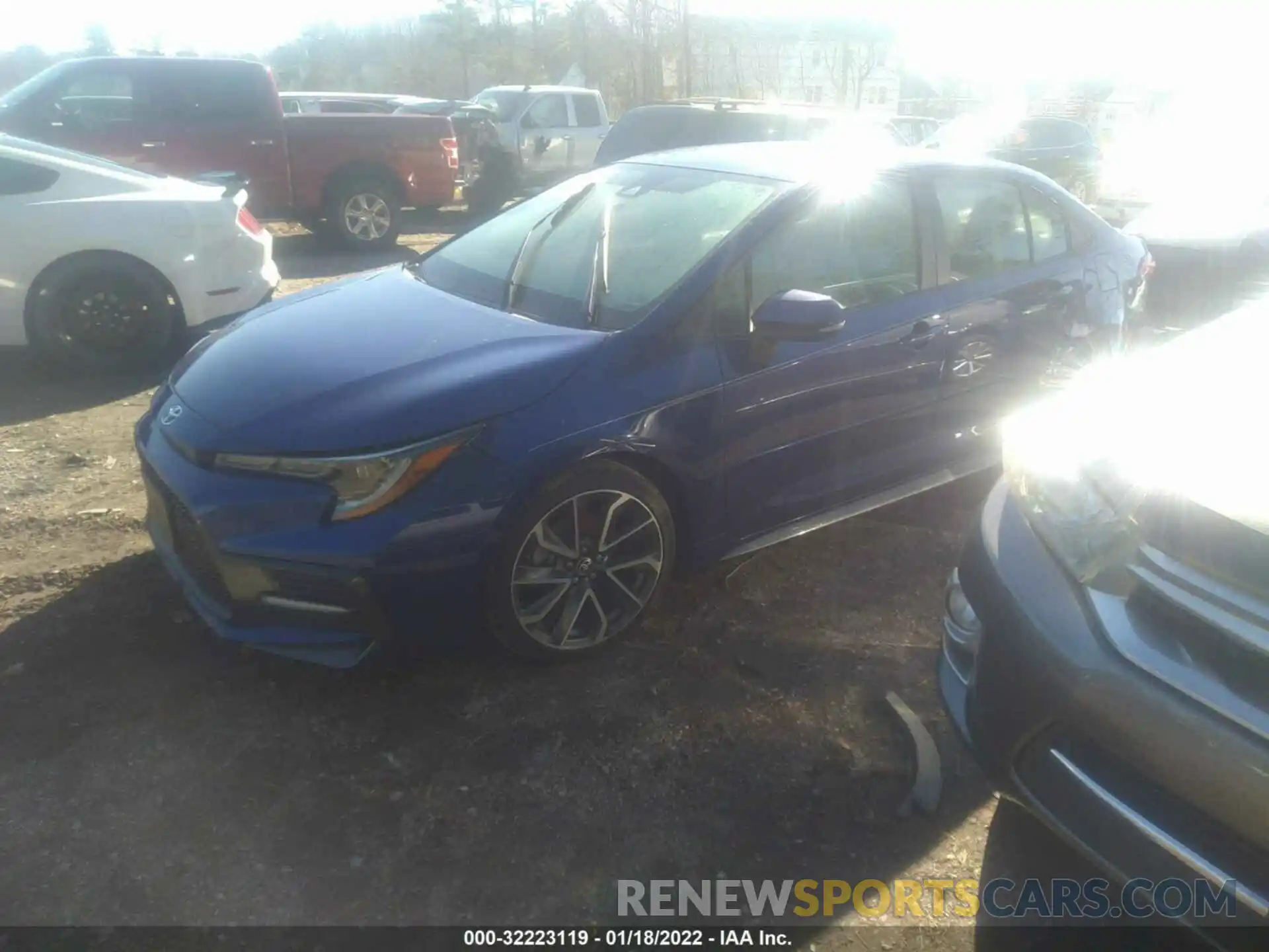 2 Photograph of a damaged car 5YFS4MCE1MP064863 TOYOTA COROLLA 2021