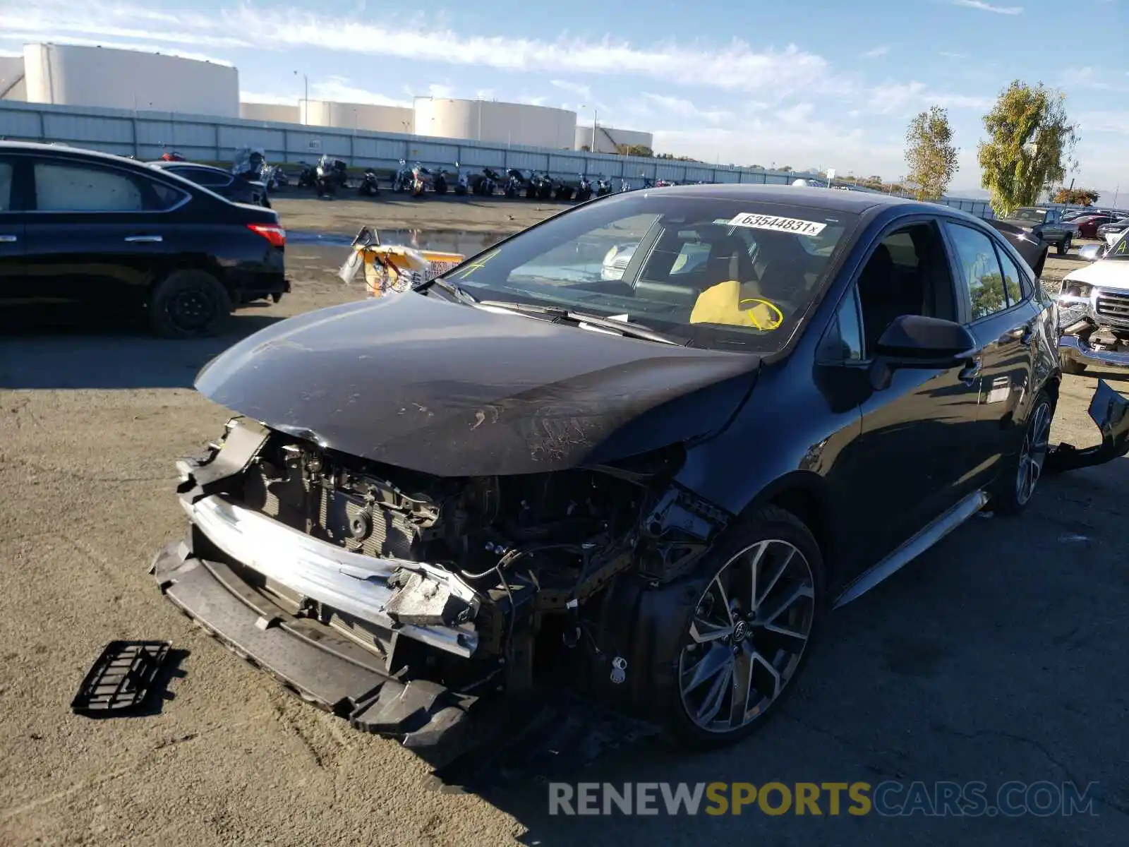 2 Photograph of a damaged car 5YFS4MCE1MP065723 TOYOTA COROLLA 2021