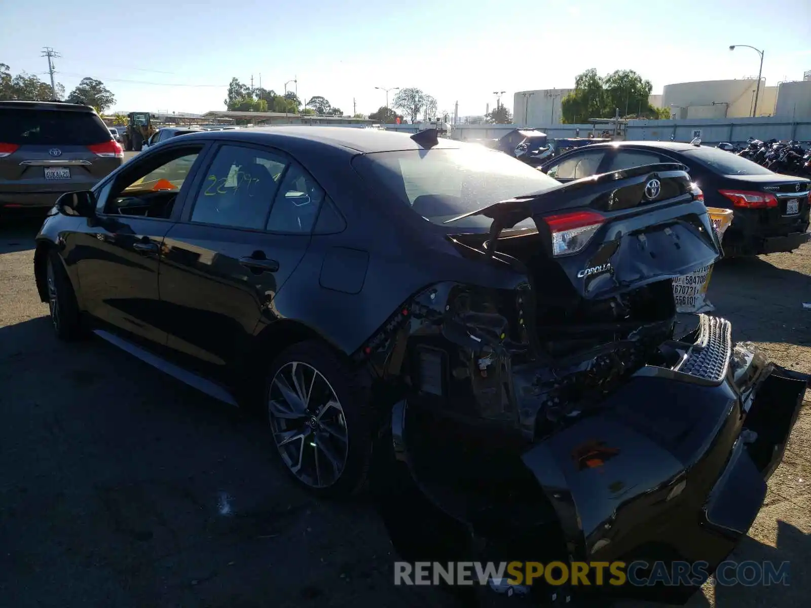 3 Photograph of a damaged car 5YFS4MCE1MP065723 TOYOTA COROLLA 2021