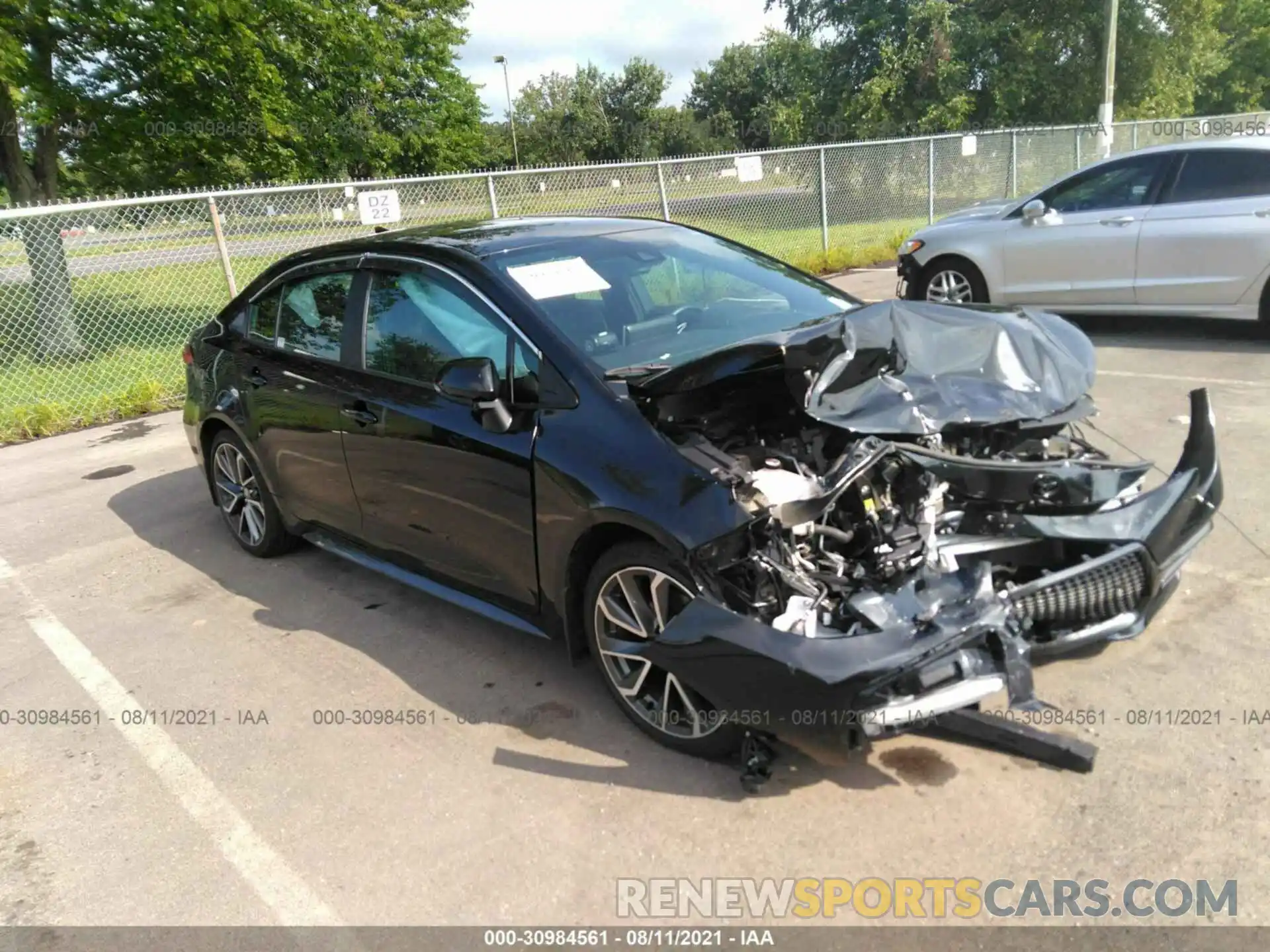 1 Photograph of a damaged car 5YFS4MCE1MP065835 TOYOTA COROLLA 2021