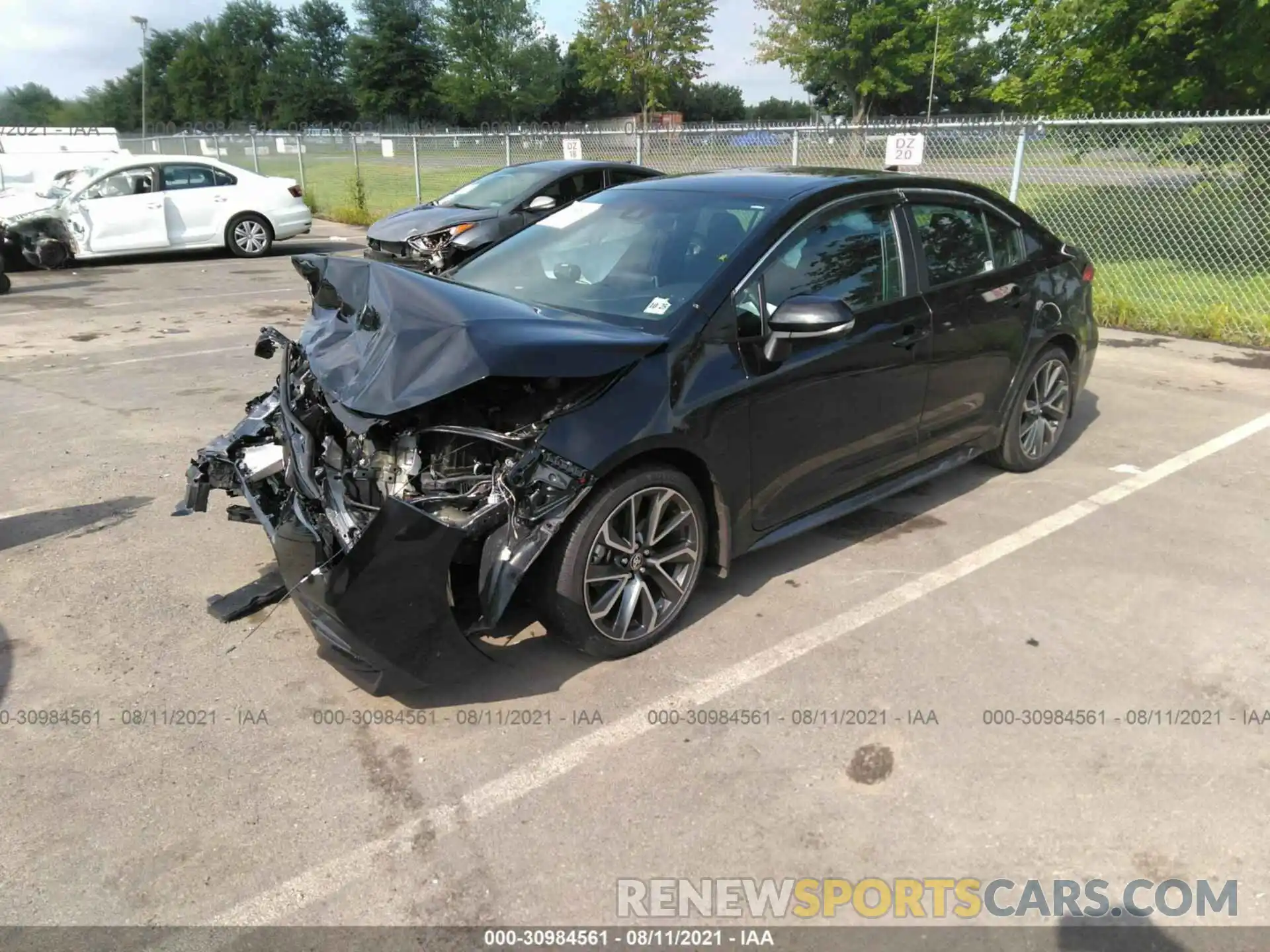 2 Photograph of a damaged car 5YFS4MCE1MP065835 TOYOTA COROLLA 2021