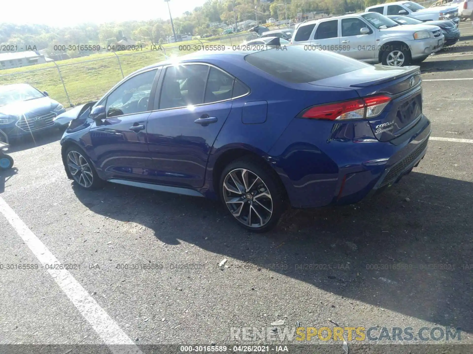 3 Photograph of a damaged car 5YFS4MCE1MP066418 TOYOTA COROLLA 2021