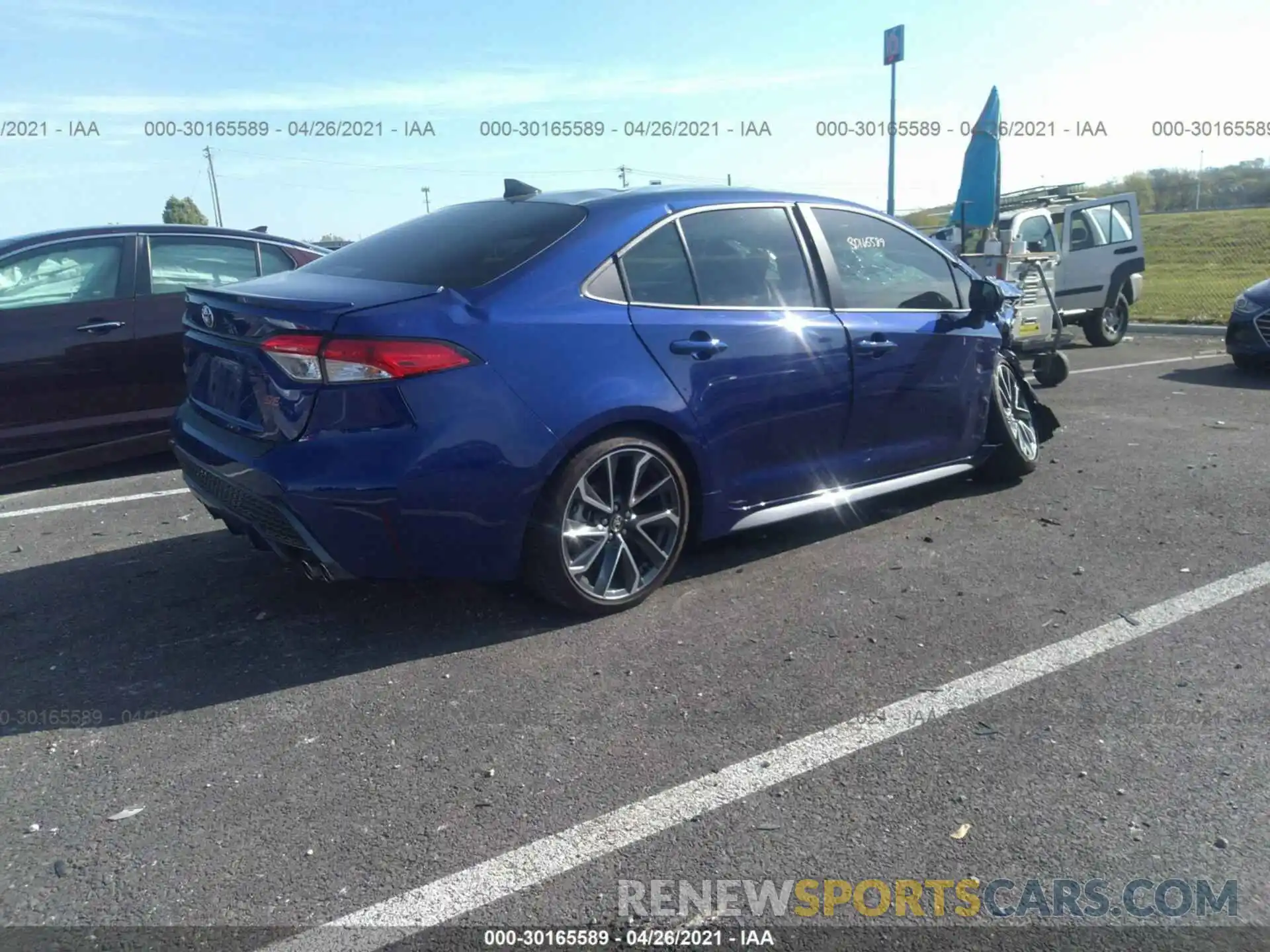 4 Photograph of a damaged car 5YFS4MCE1MP066418 TOYOTA COROLLA 2021