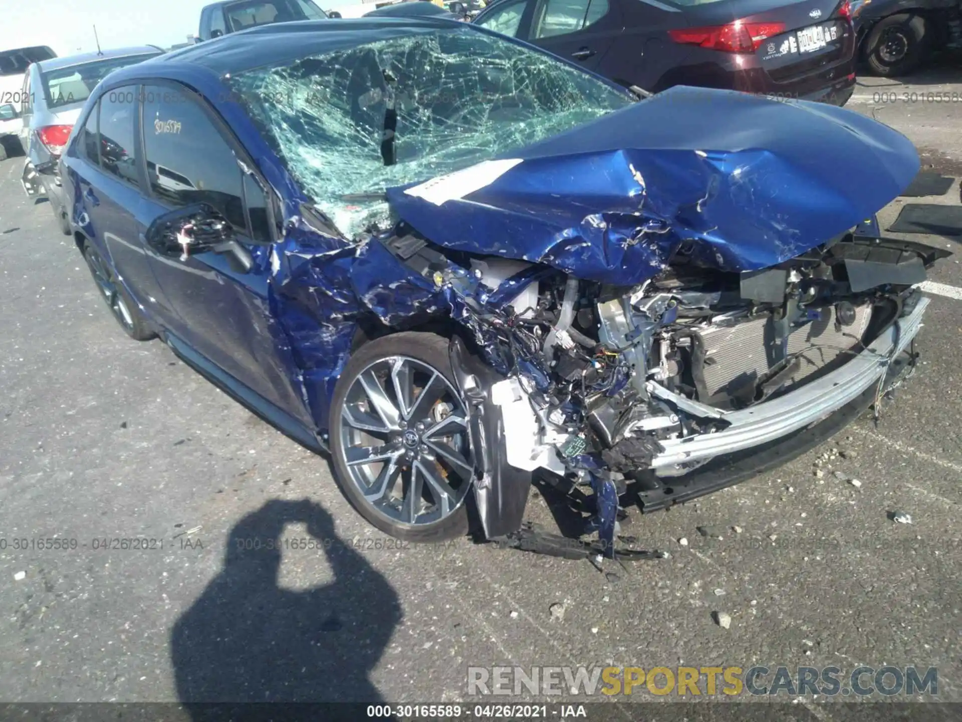 6 Photograph of a damaged car 5YFS4MCE1MP066418 TOYOTA COROLLA 2021