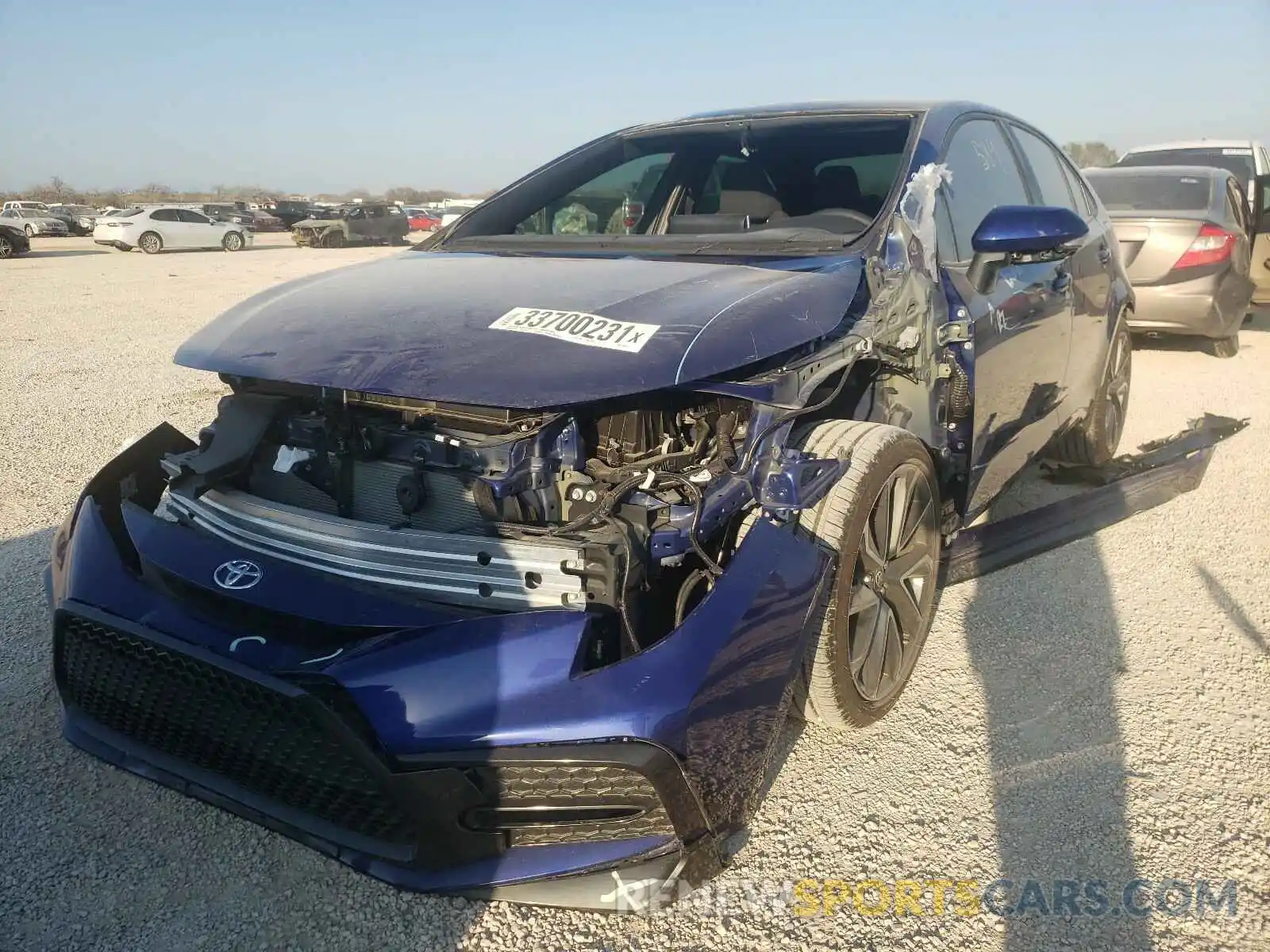 2 Photograph of a damaged car 5YFS4MCE1MP067116 TOYOTA COROLLA 2021